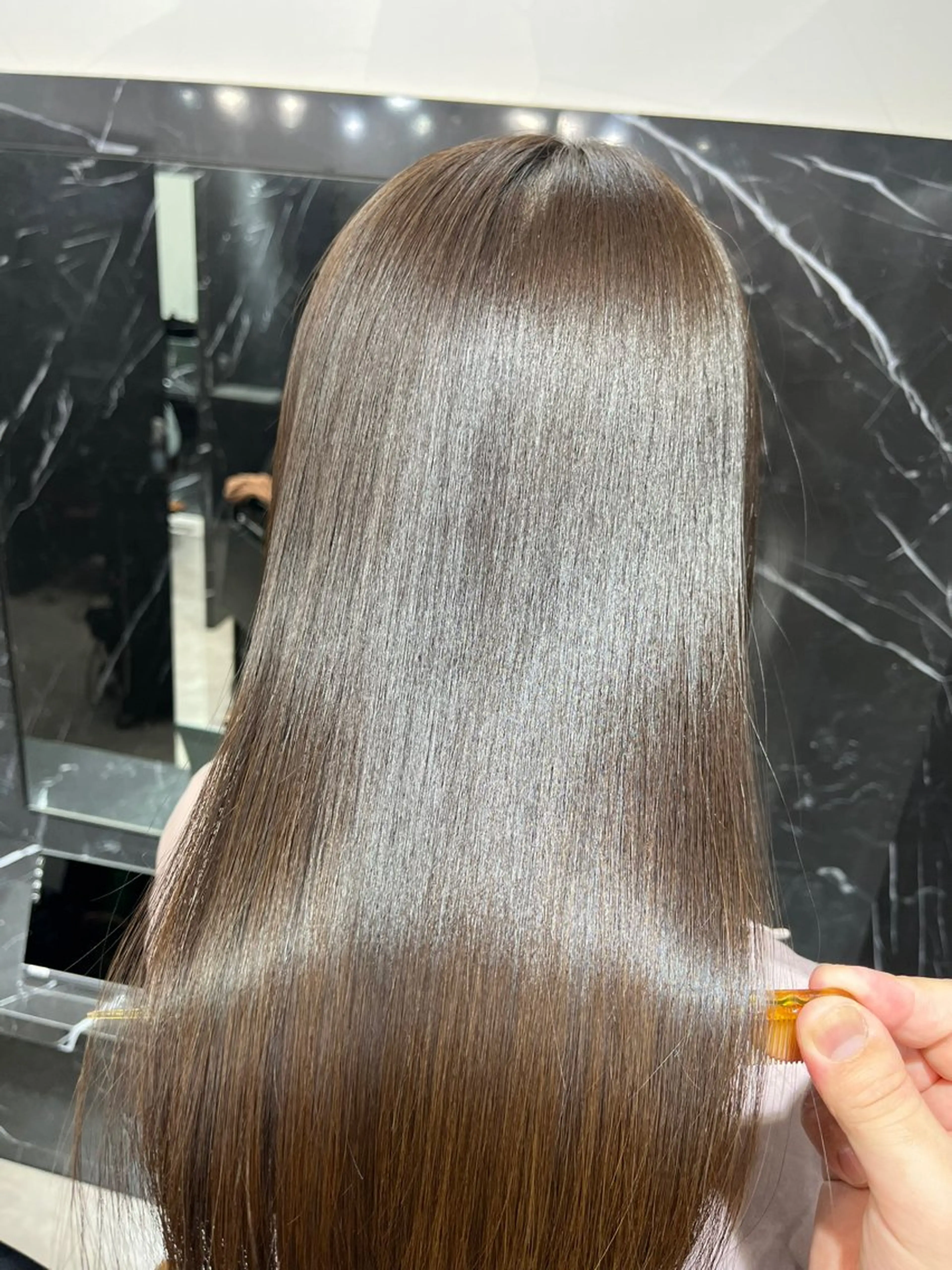 セミロング くせ毛 SALOWIN神戸三宮Suite店所属・神戸本格派髪質改善 /MITSUKIのヘアスタイル