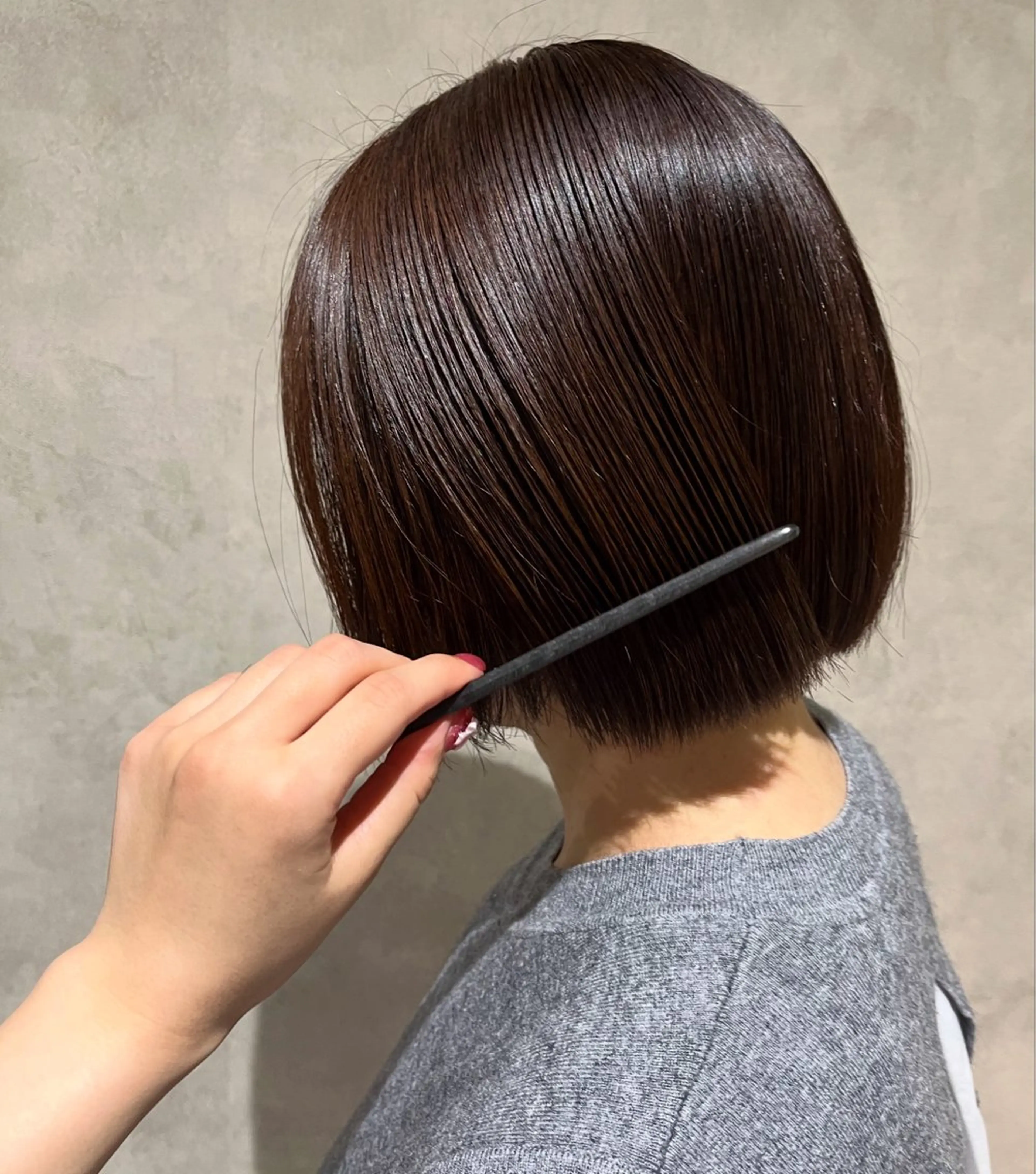 ショート カラー ブラウンカラー 透明感カラー 髪質改善 縮毛矯正 カット ヘアカラー 《.Xian》ナツミ /艶髪/髪質改善のヘアスタイル