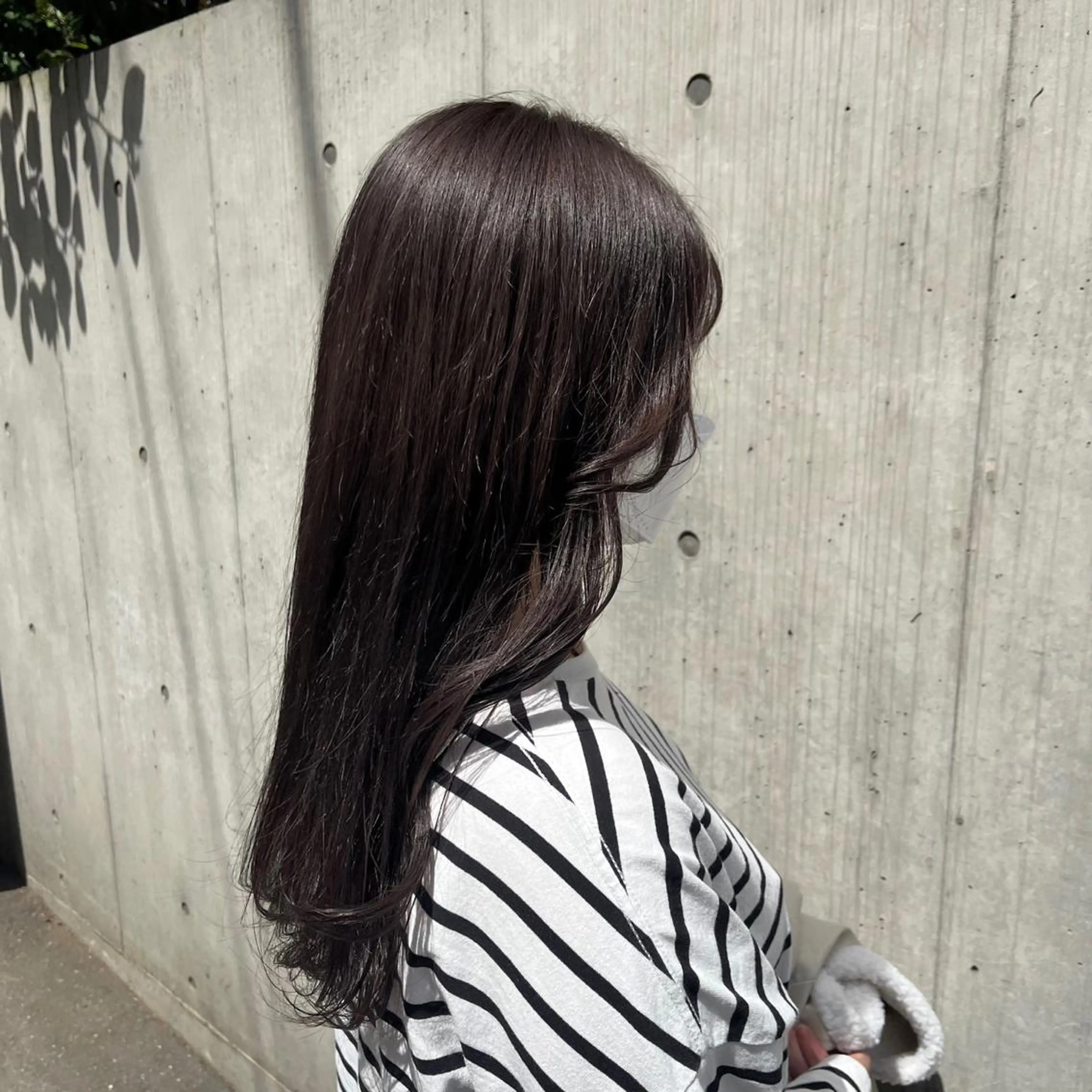 ロング カラー ナミ🩶暗髪/暖色 ❤️/透明感/縮毛のヘアスタイル