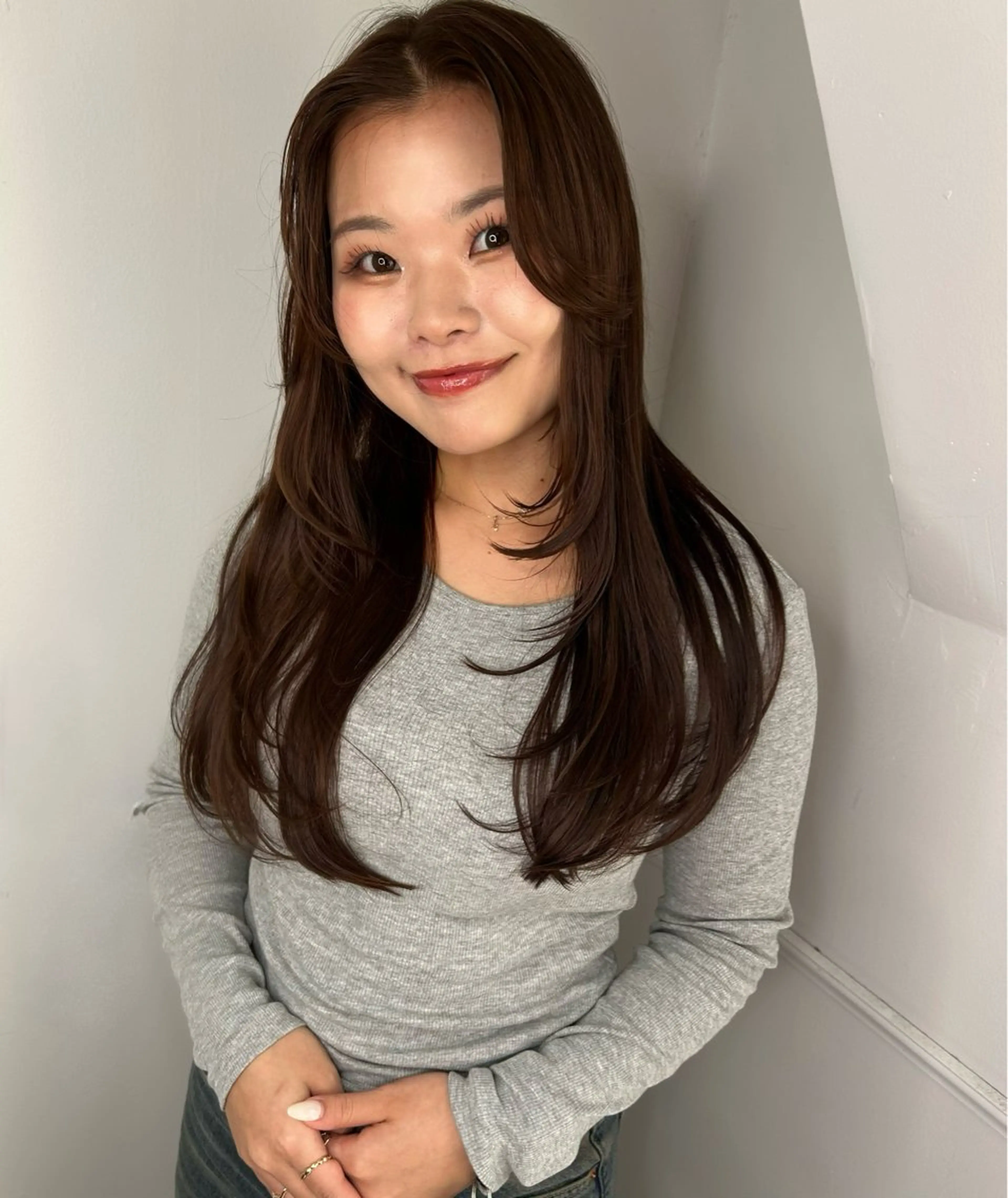 ロング カラー land所属・透明感カラー/レイヤ ー🌙Honokaのヘアスタイル