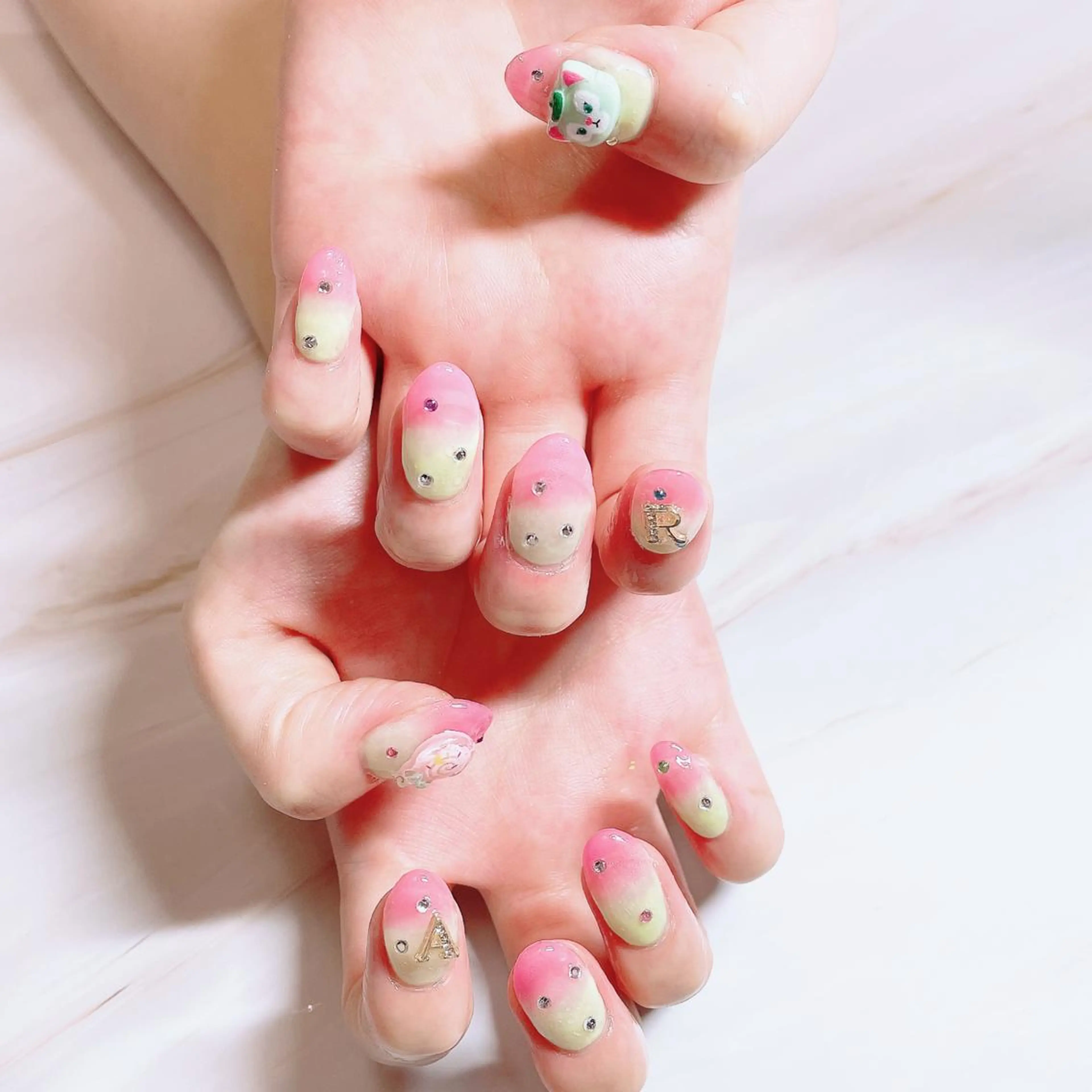 ネイル パラジェル💅 オフ無料Pi.Harのネイルデザイン