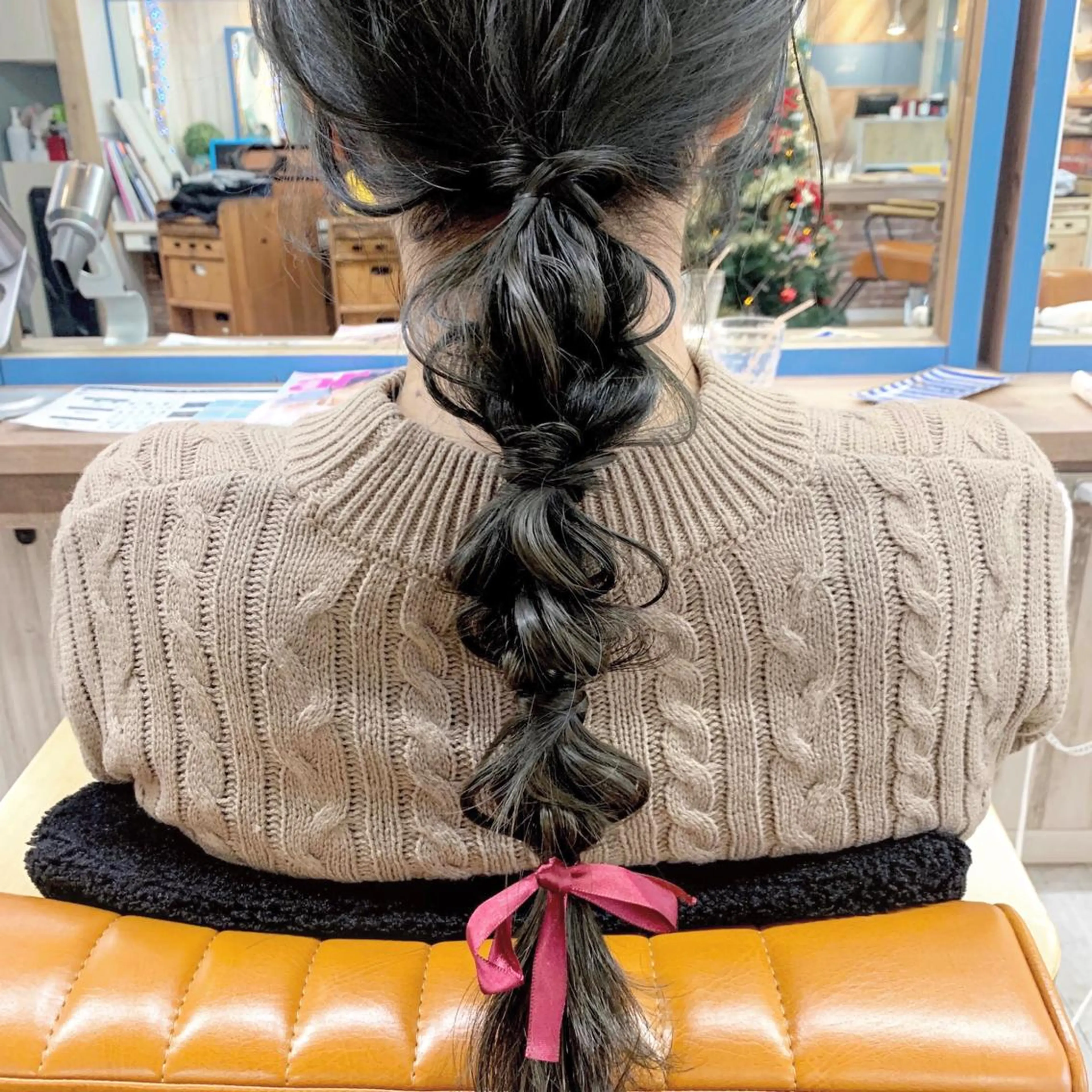 セミロング ヘアアレンジ カワシマ セイカのヘアスタイル