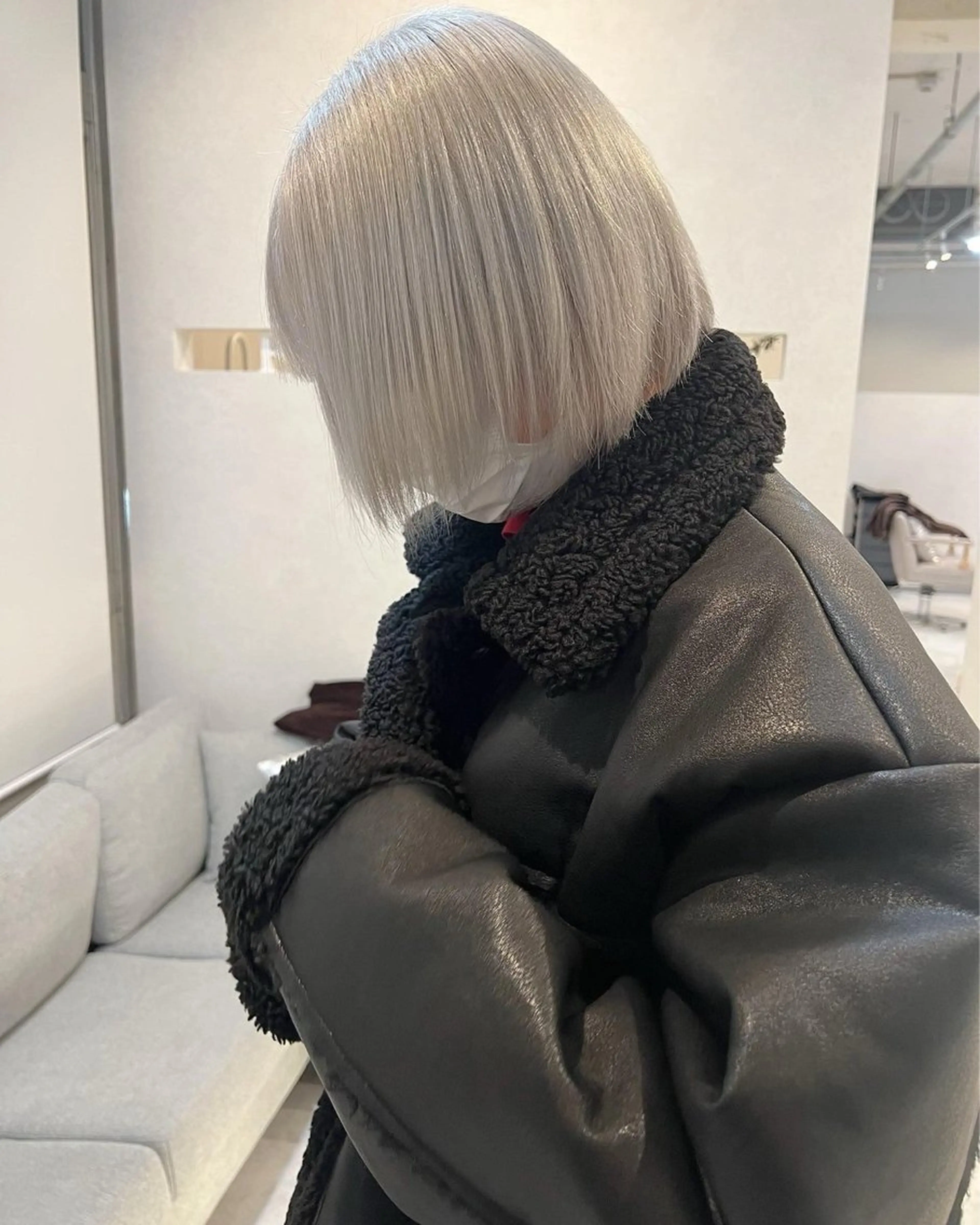 ショート ヘアカラー トリートメント 髙橋 恵永のヘアスタイル