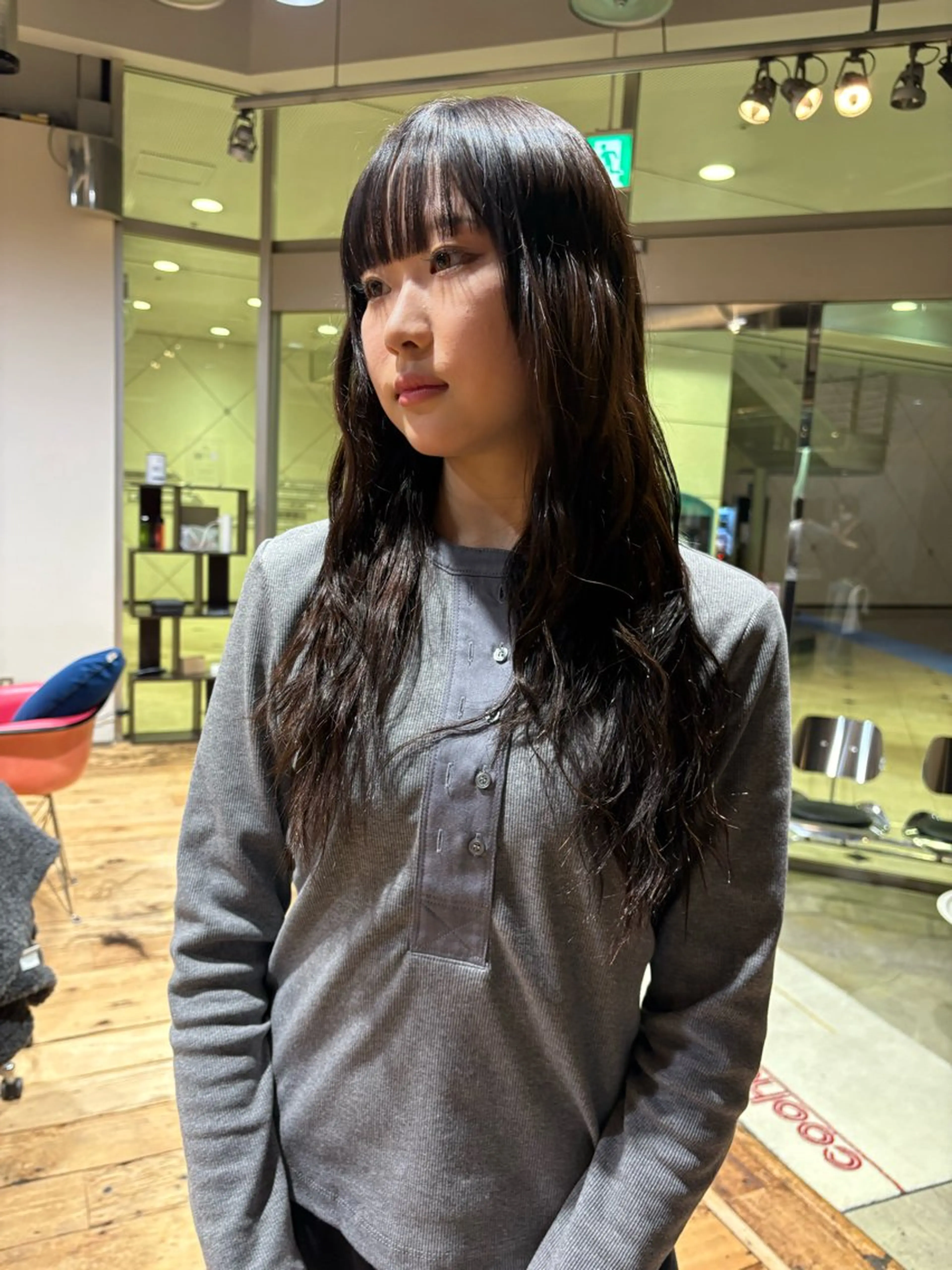 ロング レイヤーカット 冨田 昌亮のヘアスタイル