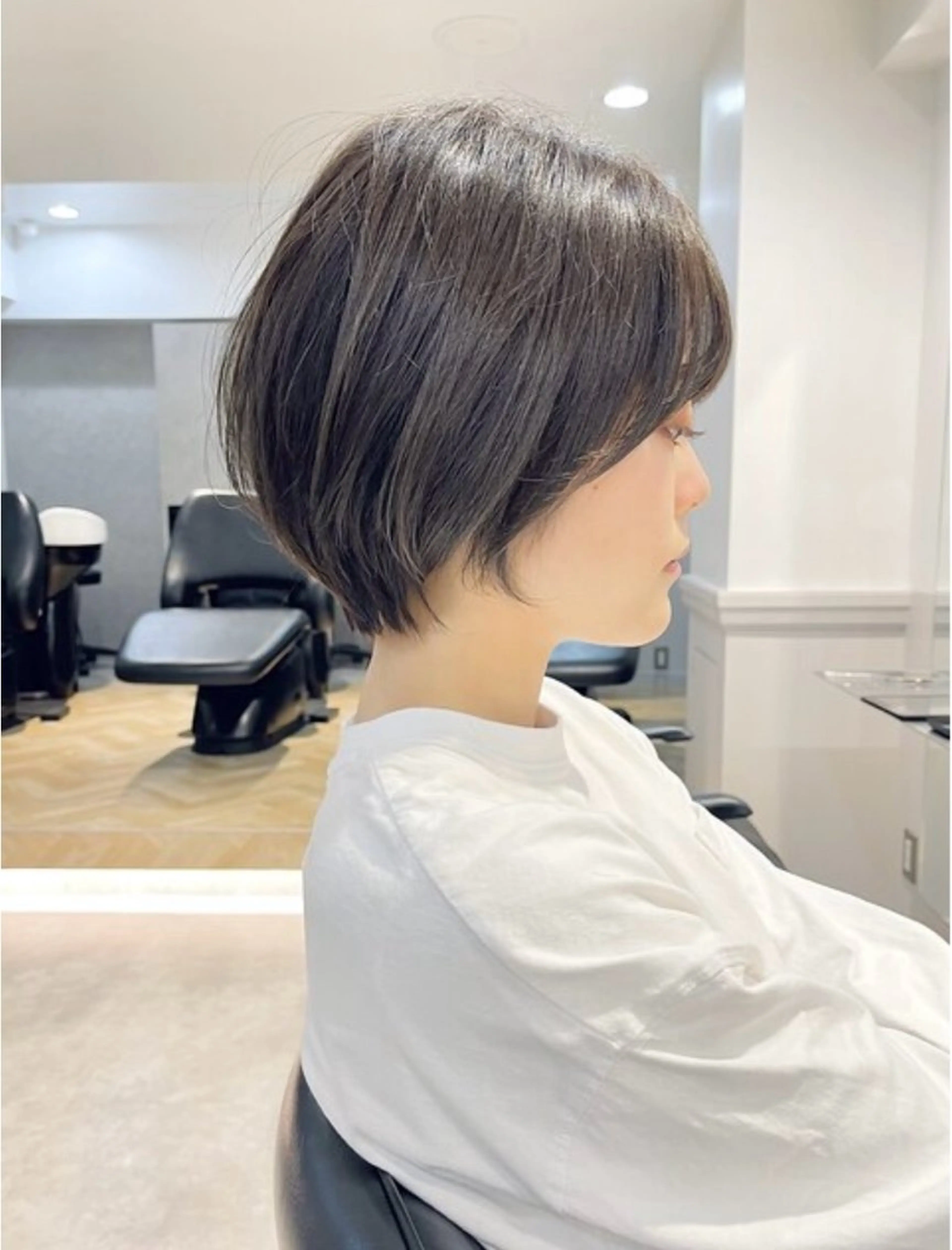 ショート ショートボブ ボブ ショートヘア あいこ/レイヤー カット🌷銀座のヘアスタイル