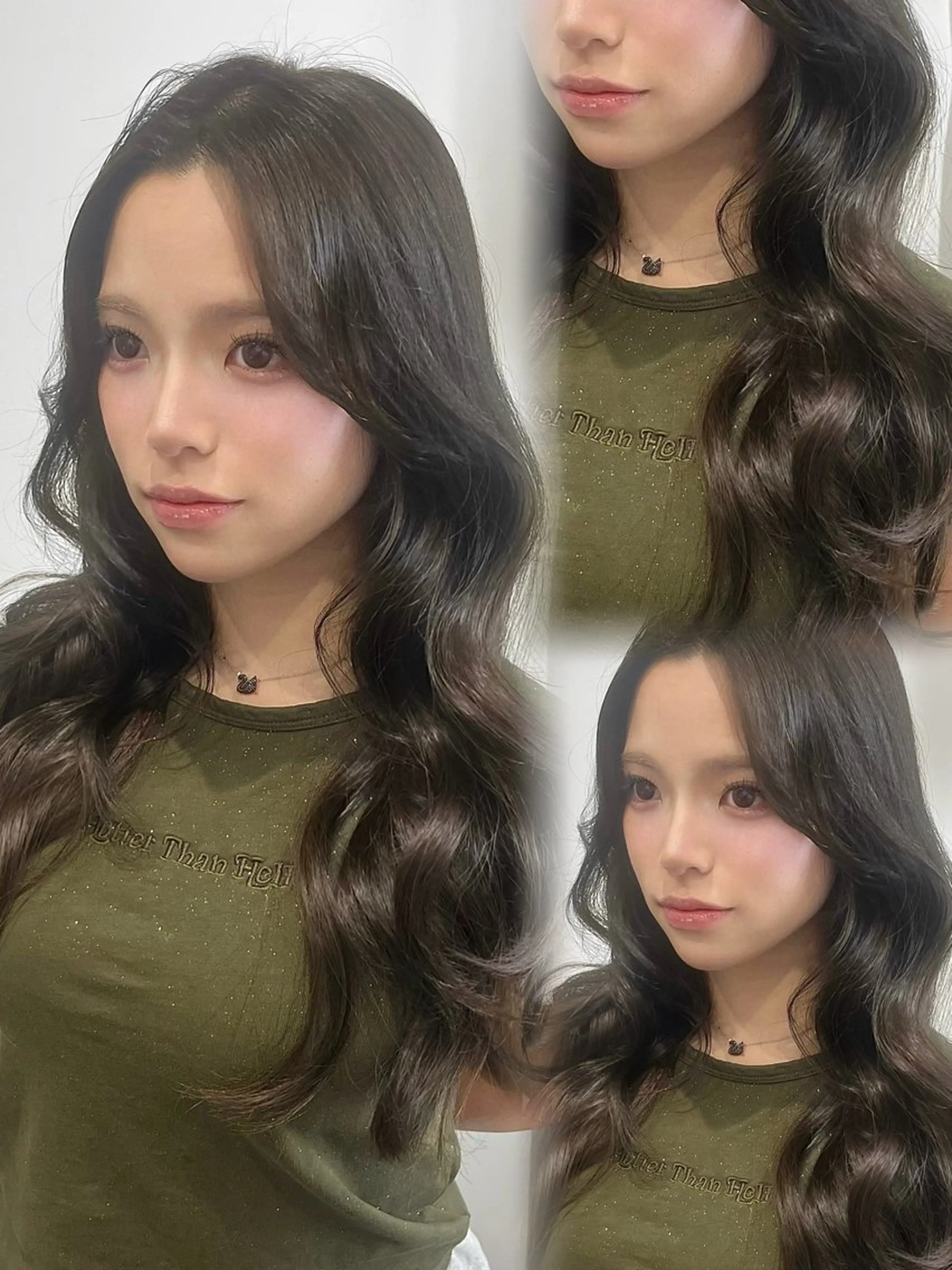 ロング カラー カット ヘアカラー HIMARI/透明感 カラー/レイヤーのヘアスタイル