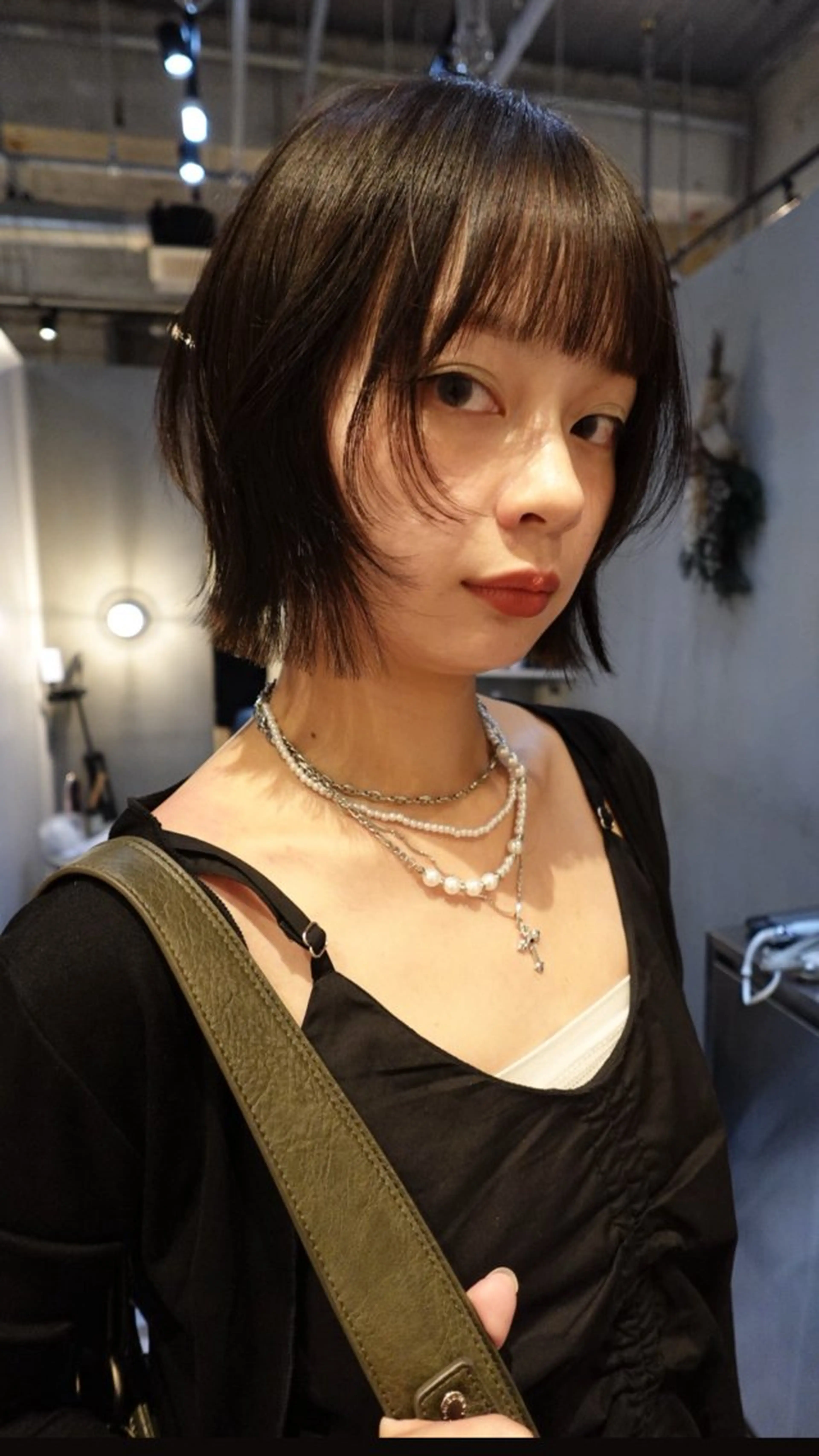 ミディアム ボブレイヤー ボブ レイヤーカット カット Celan所属・ボブレイヤー /yuukiのヘアスタイル