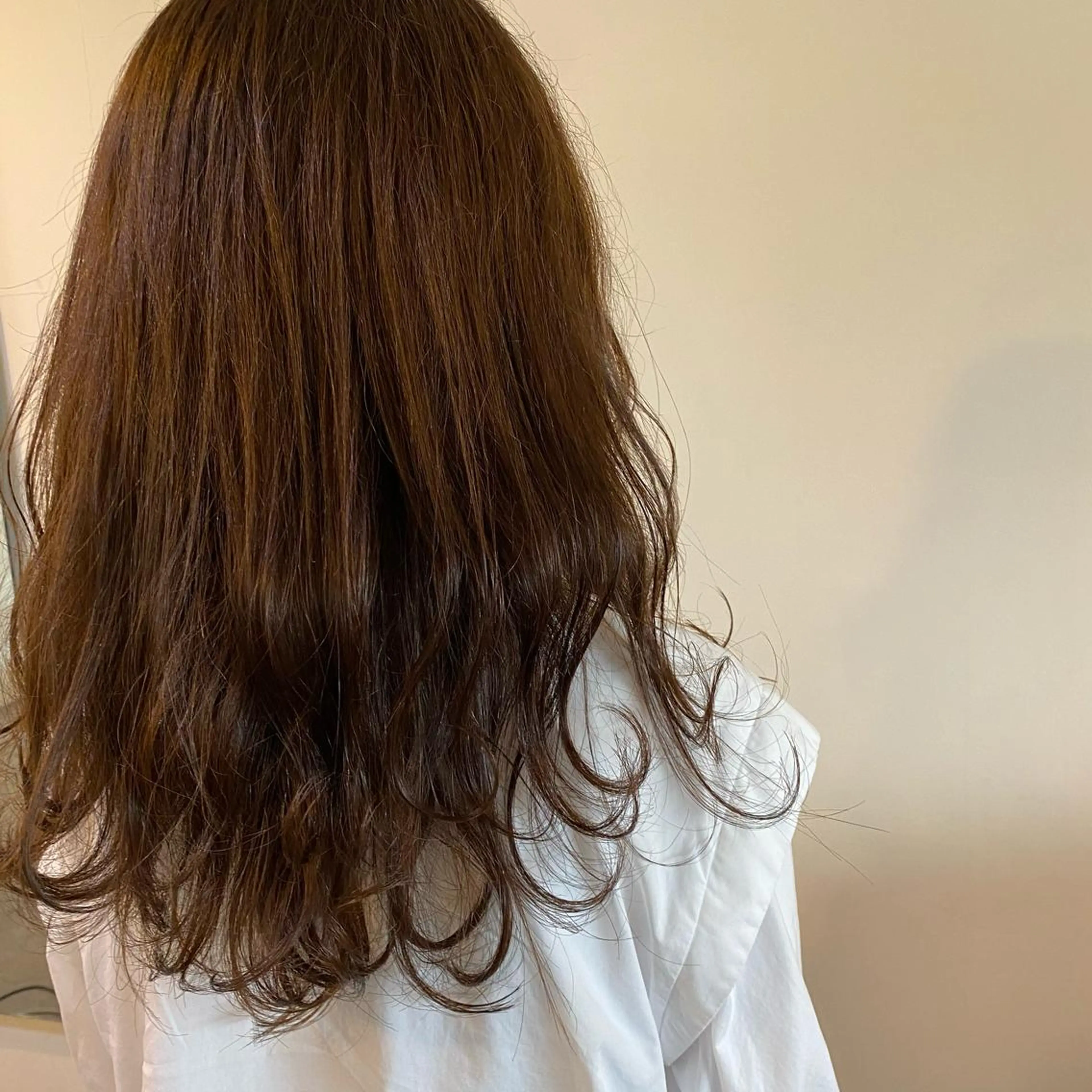 ロング アッシュ アッシュブラウン ヘアカラー トリートメント geep Ryoyaのヘアスタイル