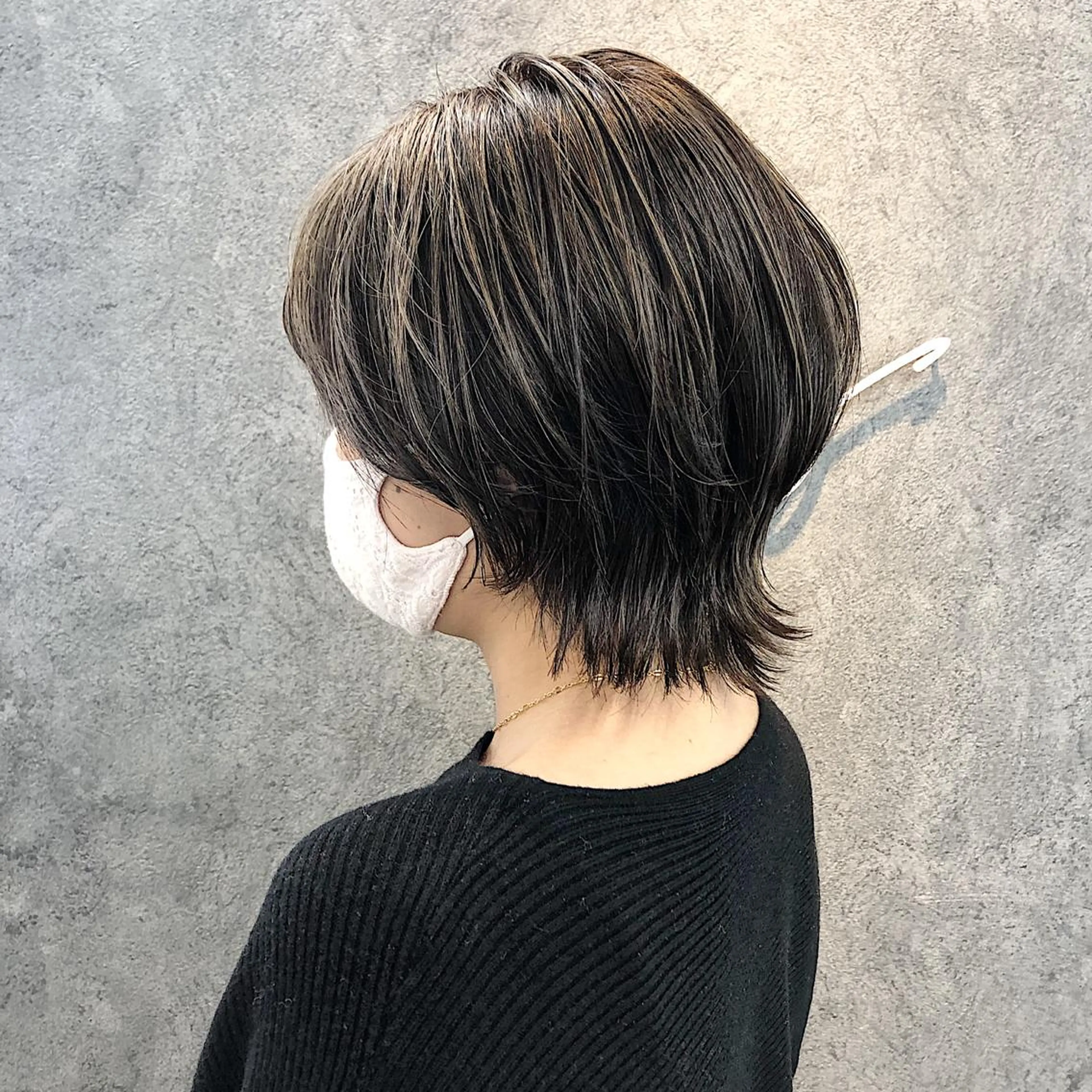 ショート ハイライト ウルフカット カット ヘアカラー トリートメント 所渉/韓国レイヤー /ウルフカットのヘアスタイル