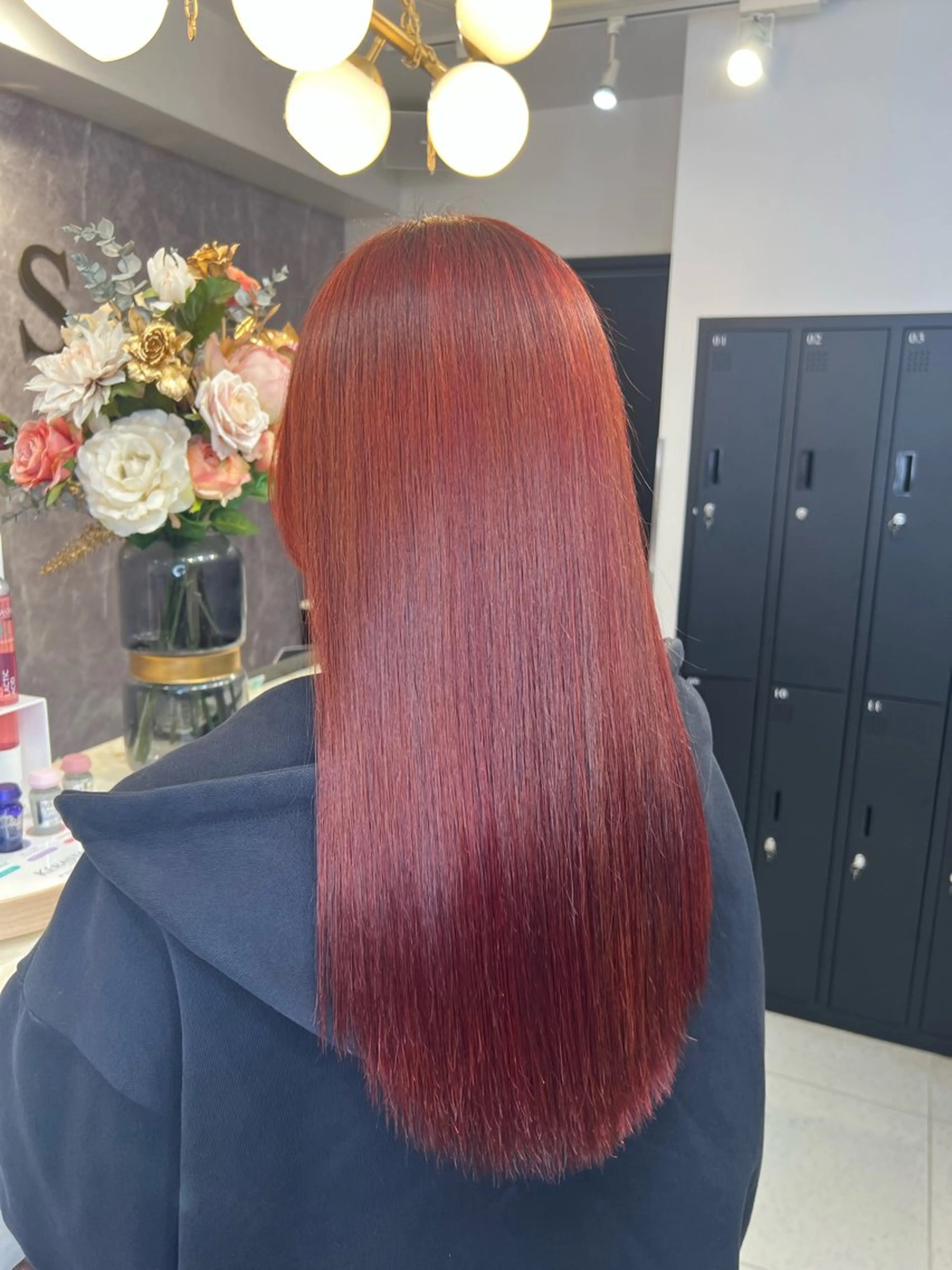 セミロング カラー シールエクステ ベージュカラー ブリーチ ケアブリーチ 透明感カラー ヘアカラー ハイトーン/髪質改善 🌼KASUGA🎀のヘアスタイル