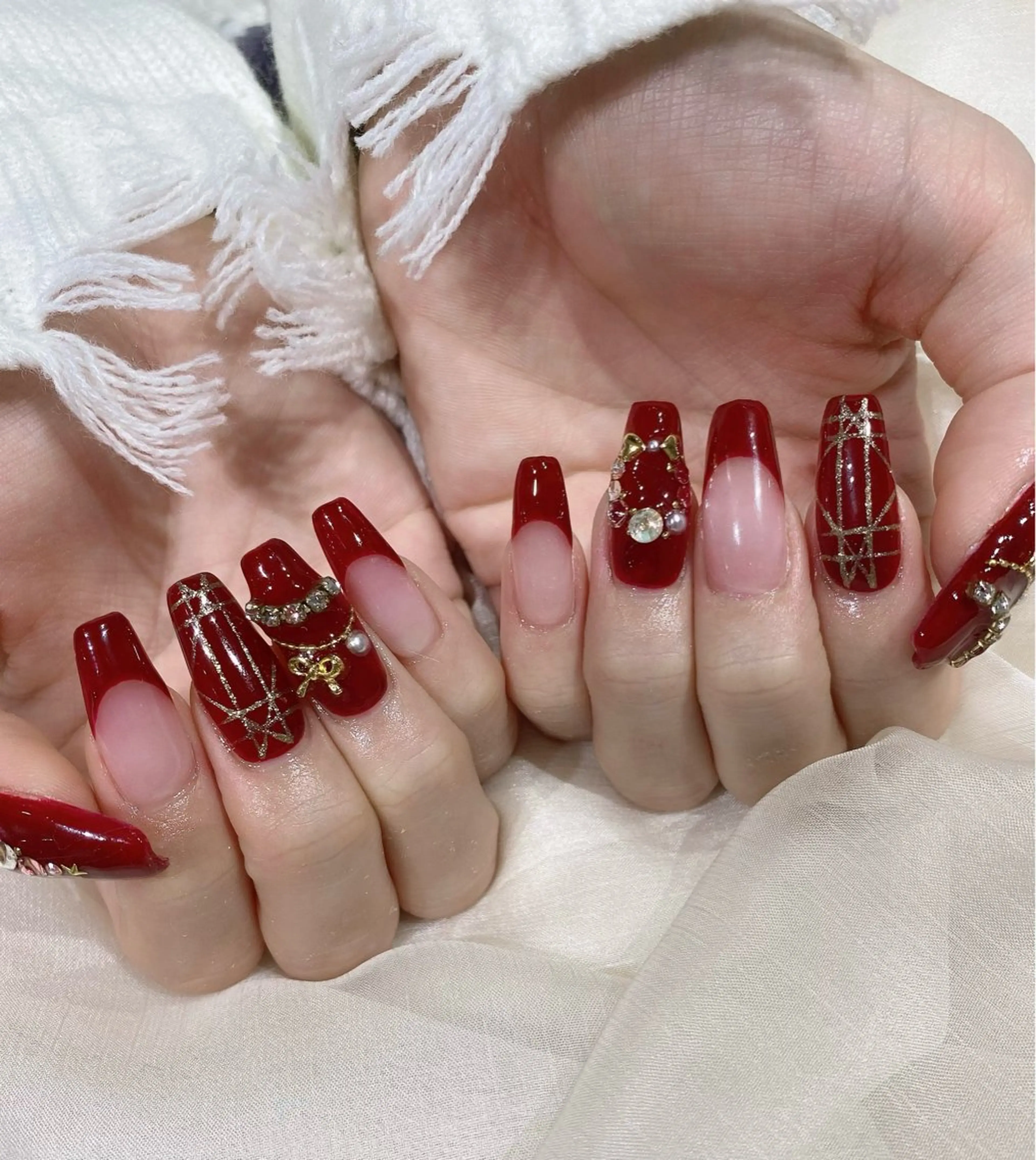セミロング ハンドネイル JNA認定講師🌸 RIEのネイルデザイン
