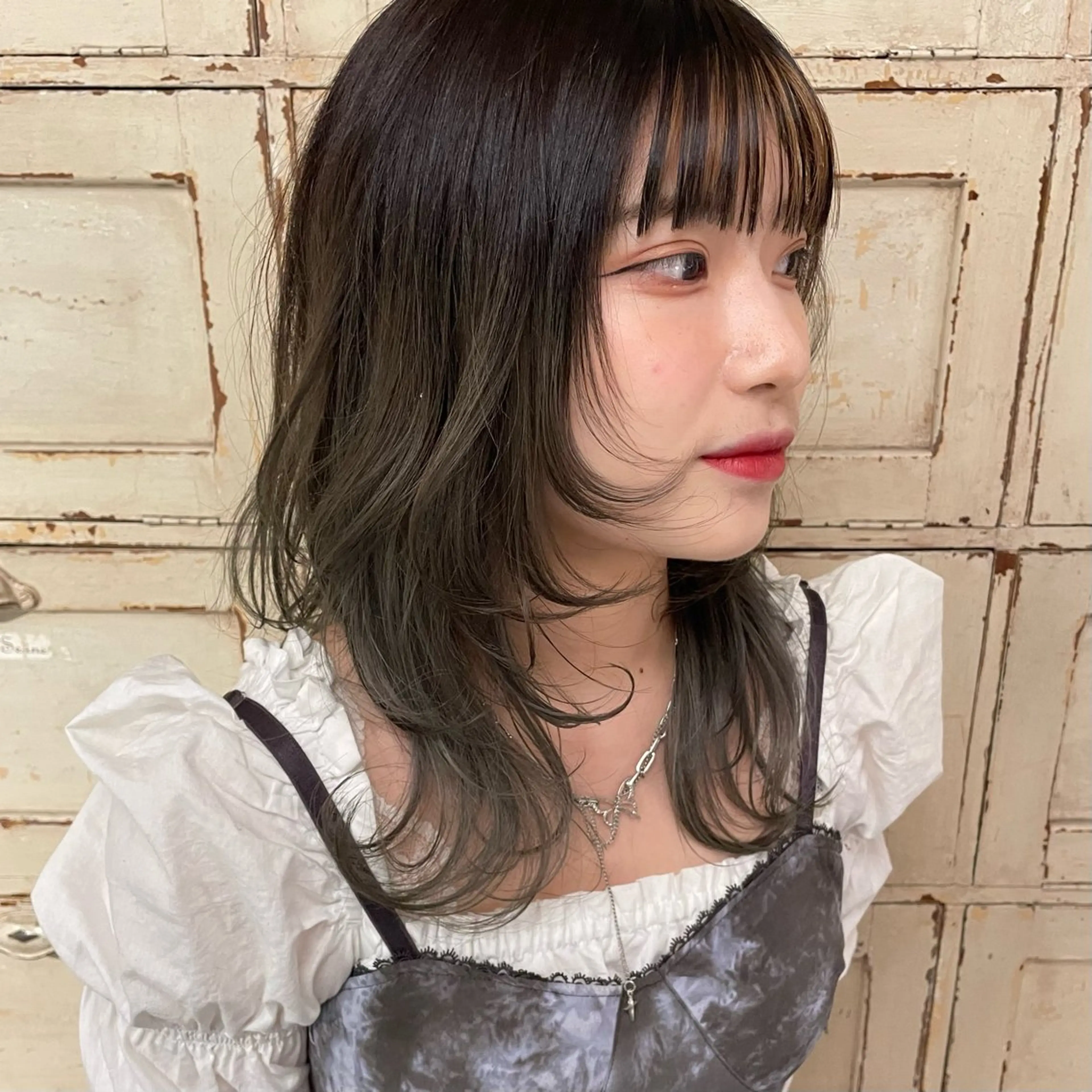 セミロング カット RorriM natsuのヘアスタイル