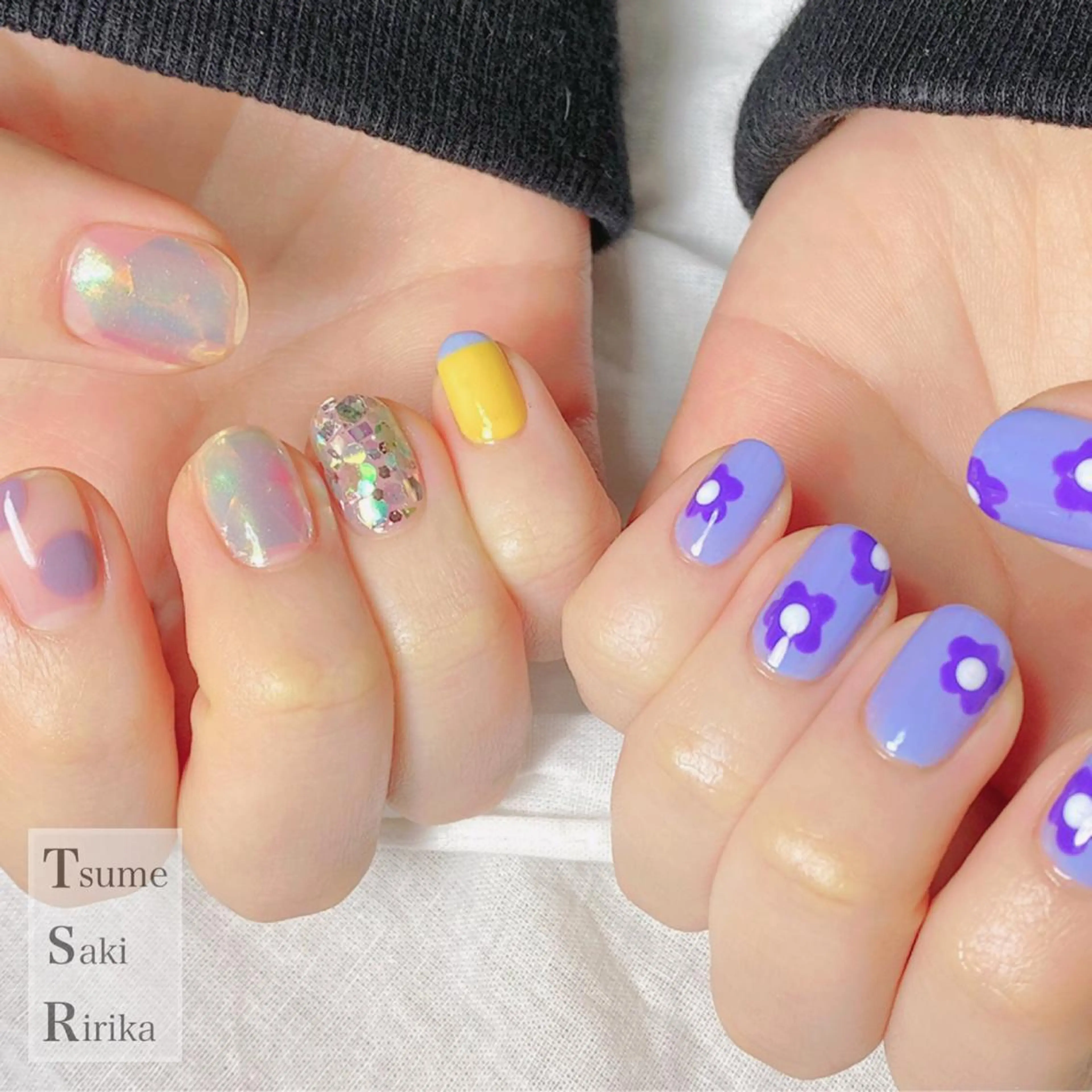 ネイル ハンドネイル ハンドケア 爪咲 りり花のネイルデザイン
