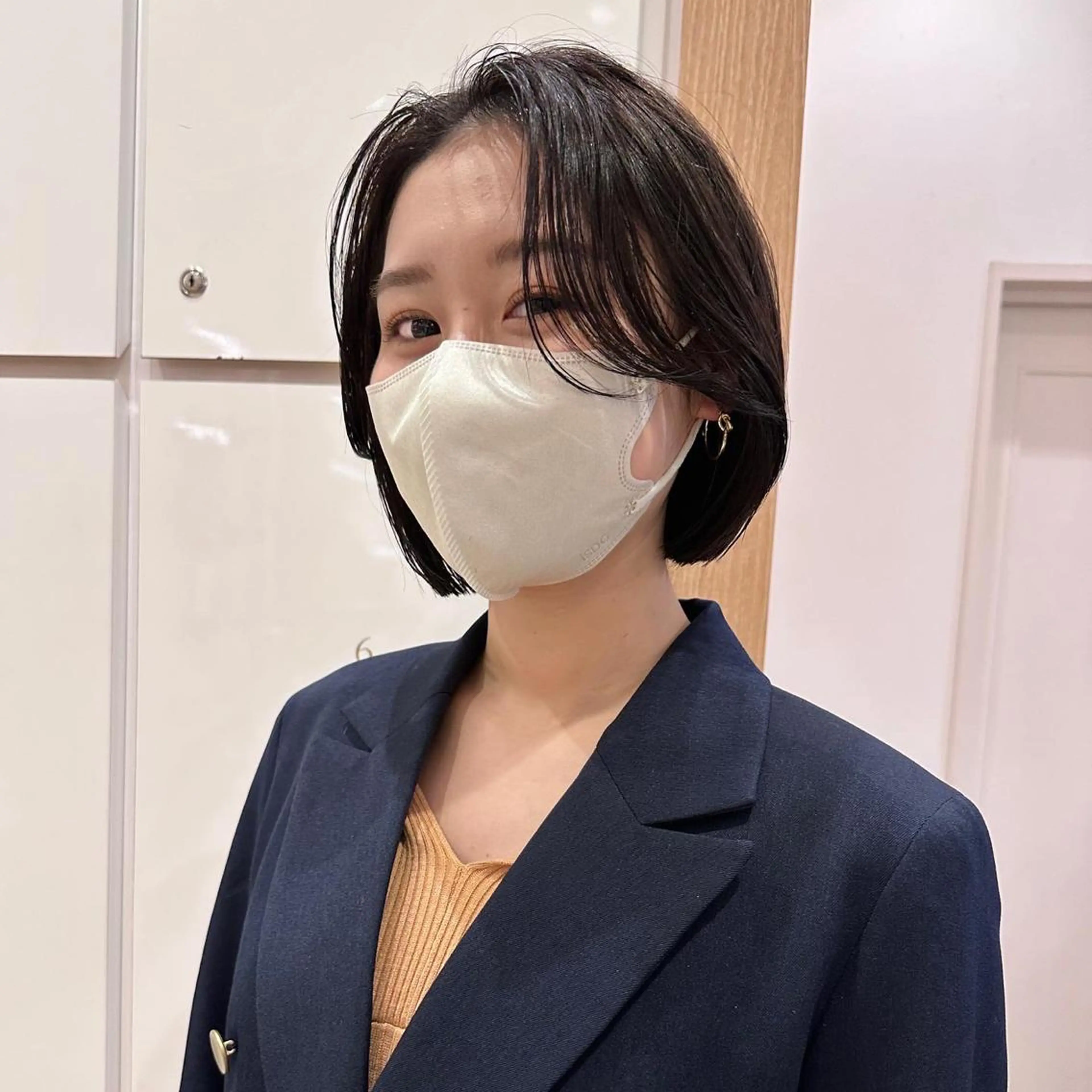 ショート カラー ヘアアレンジ 切りっぱなしボブ ショートボブ グレージュ オリーブカラー ピンクカラー 🌿ブリーチ/髪質 改善/🌿‬JINのヘアスタイル