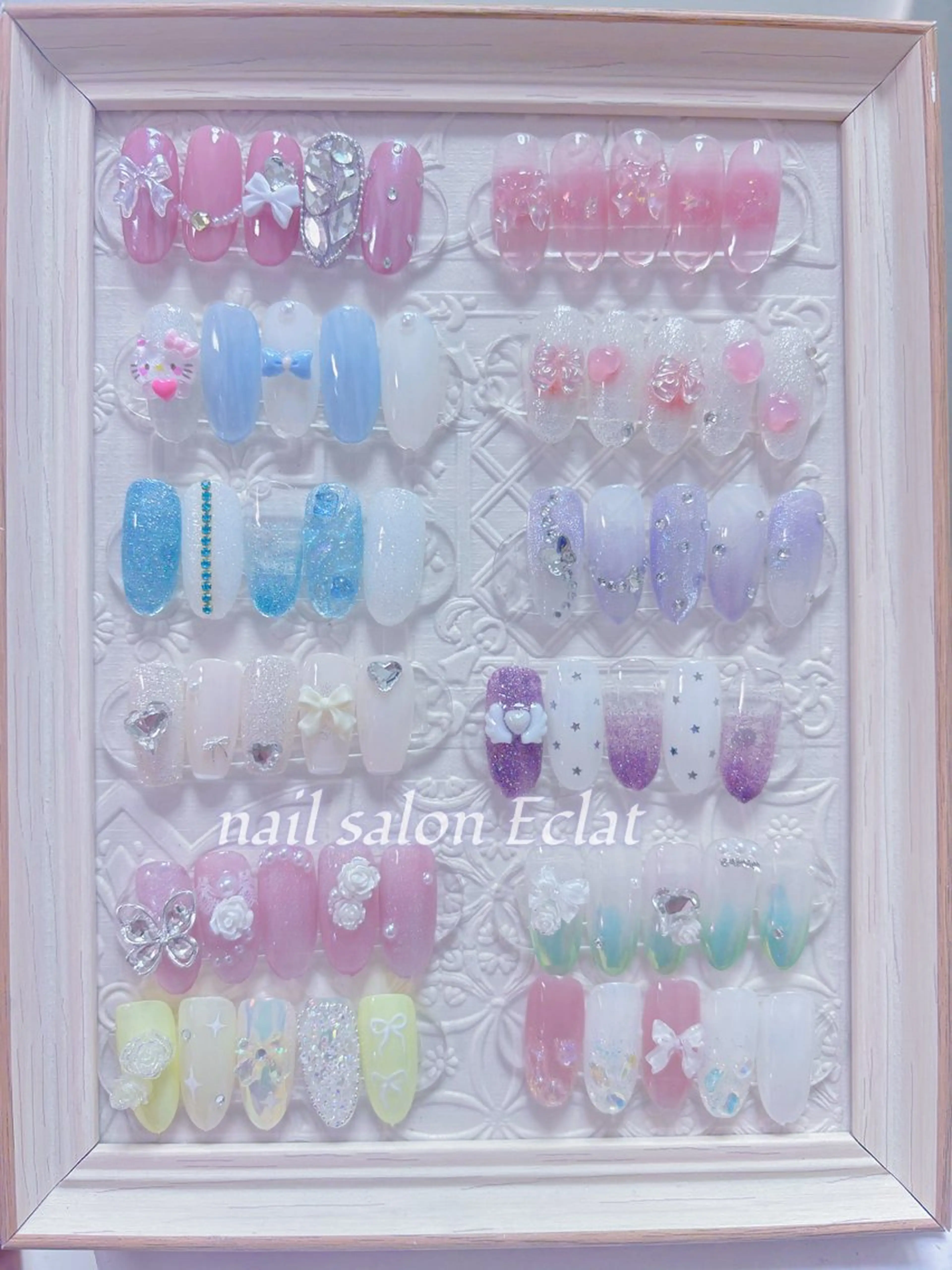 ネイル ハンドネイル ネイルサロンエクラ 🫧Shizukaのネイルデザイン