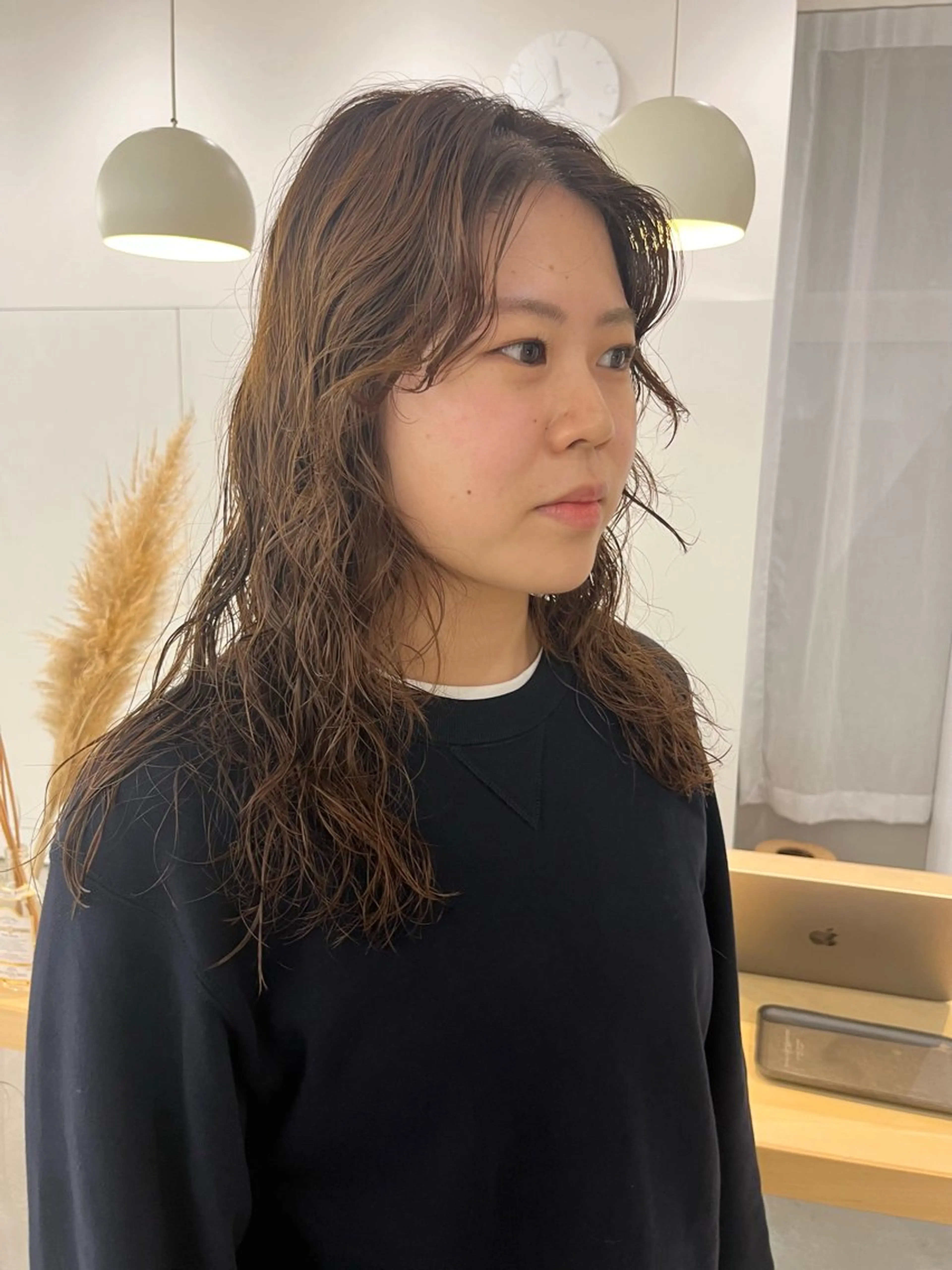 パーマ 瀬長なおみ U too e'sのヘアスタイル