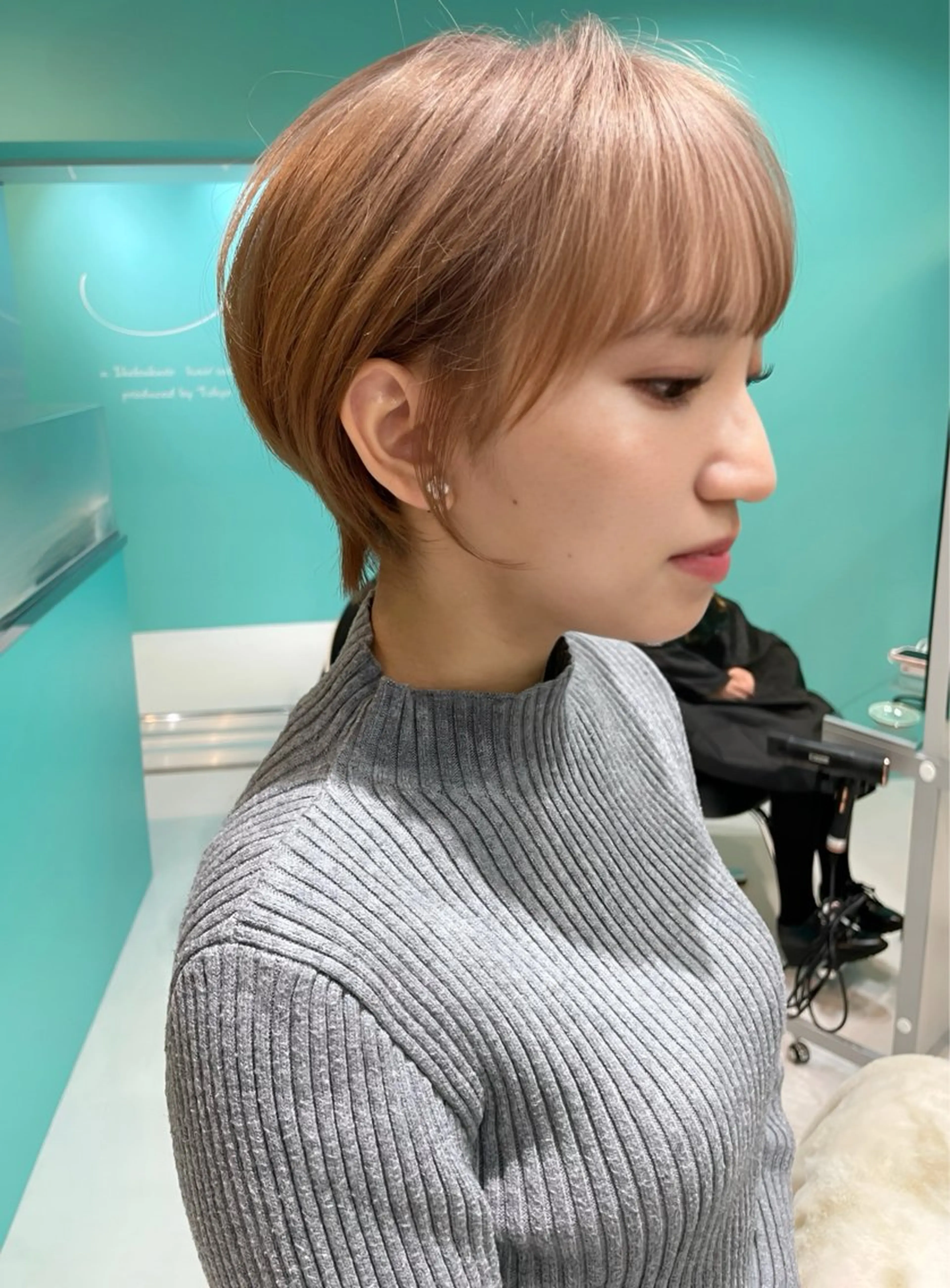 ショート プルエクステ ボブ エクステ ショートヘア トリートメント カット ヘアカラー 💫ダブルカラー💫 池袋西口・泡渕✂️のヘアスタイル