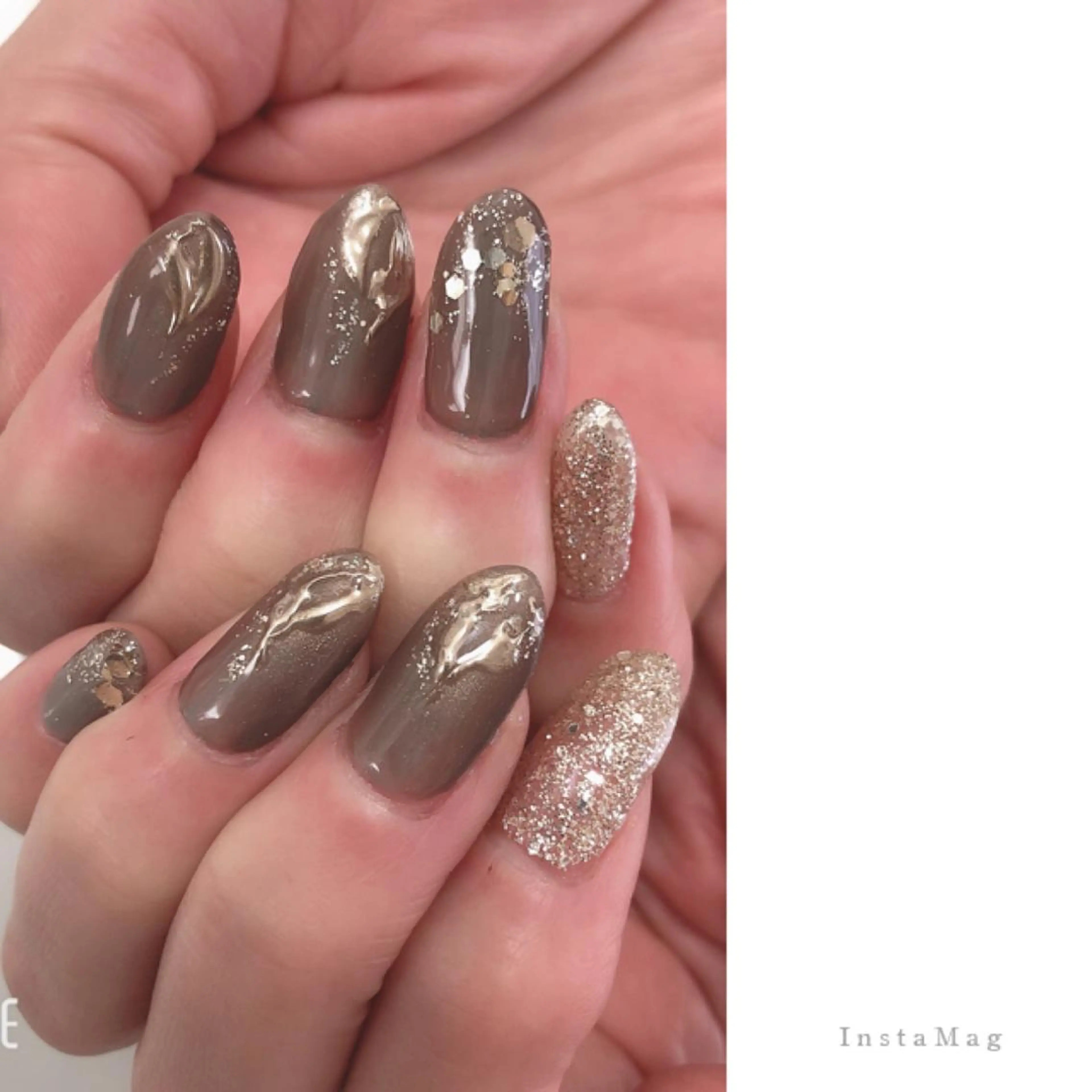 ネイル ジェルネイル グラデーション 韓国ネイル ミラーネイル 持ち込み Azulsou 廣川愛のネイルデザイン