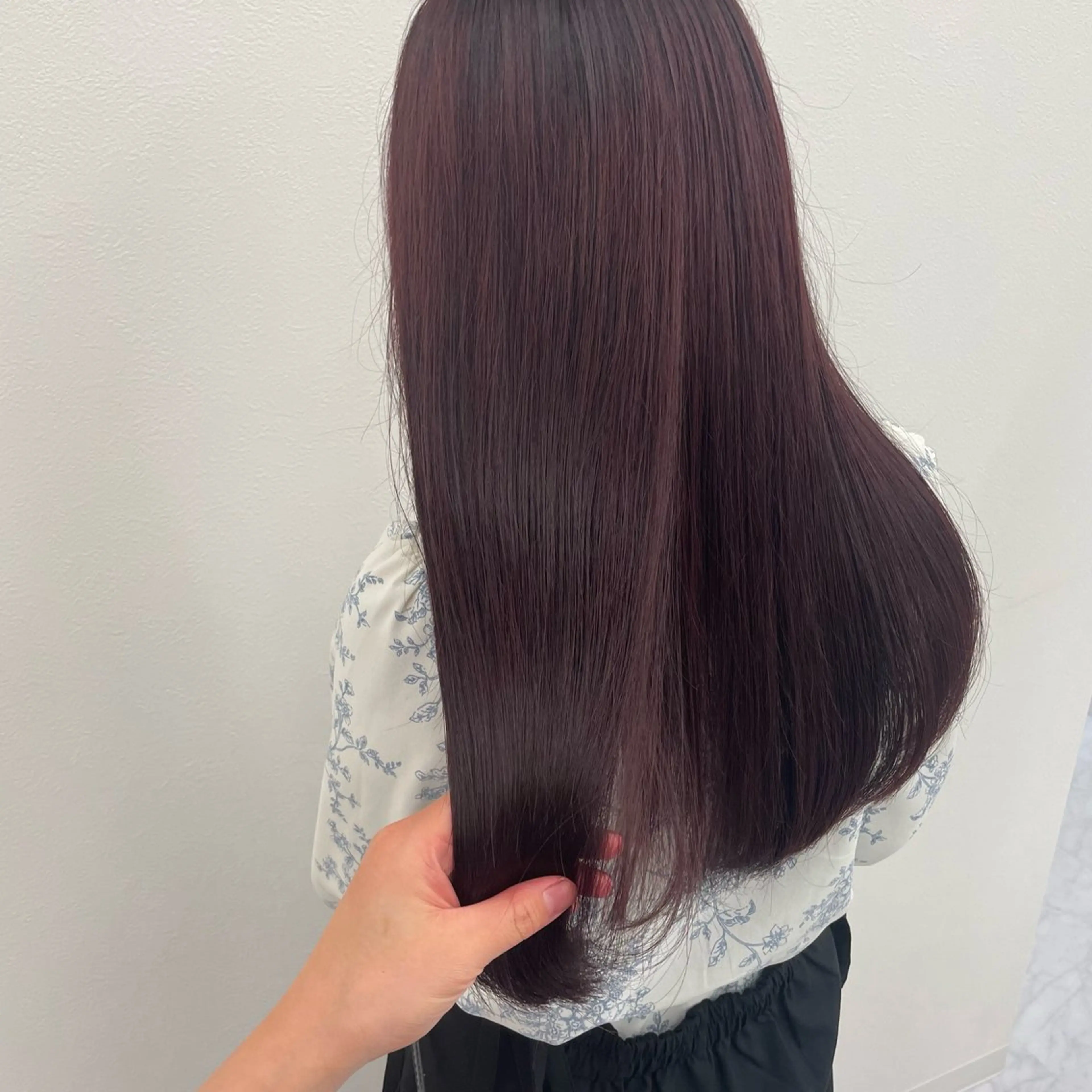 ロング カラー ブリーチ ラベンダーカラー ブリーチなしカラー ピンクカラー ヘアカラー 🎀レイヤー×透明感 カラー🎀Ayanoのヘアスタイル