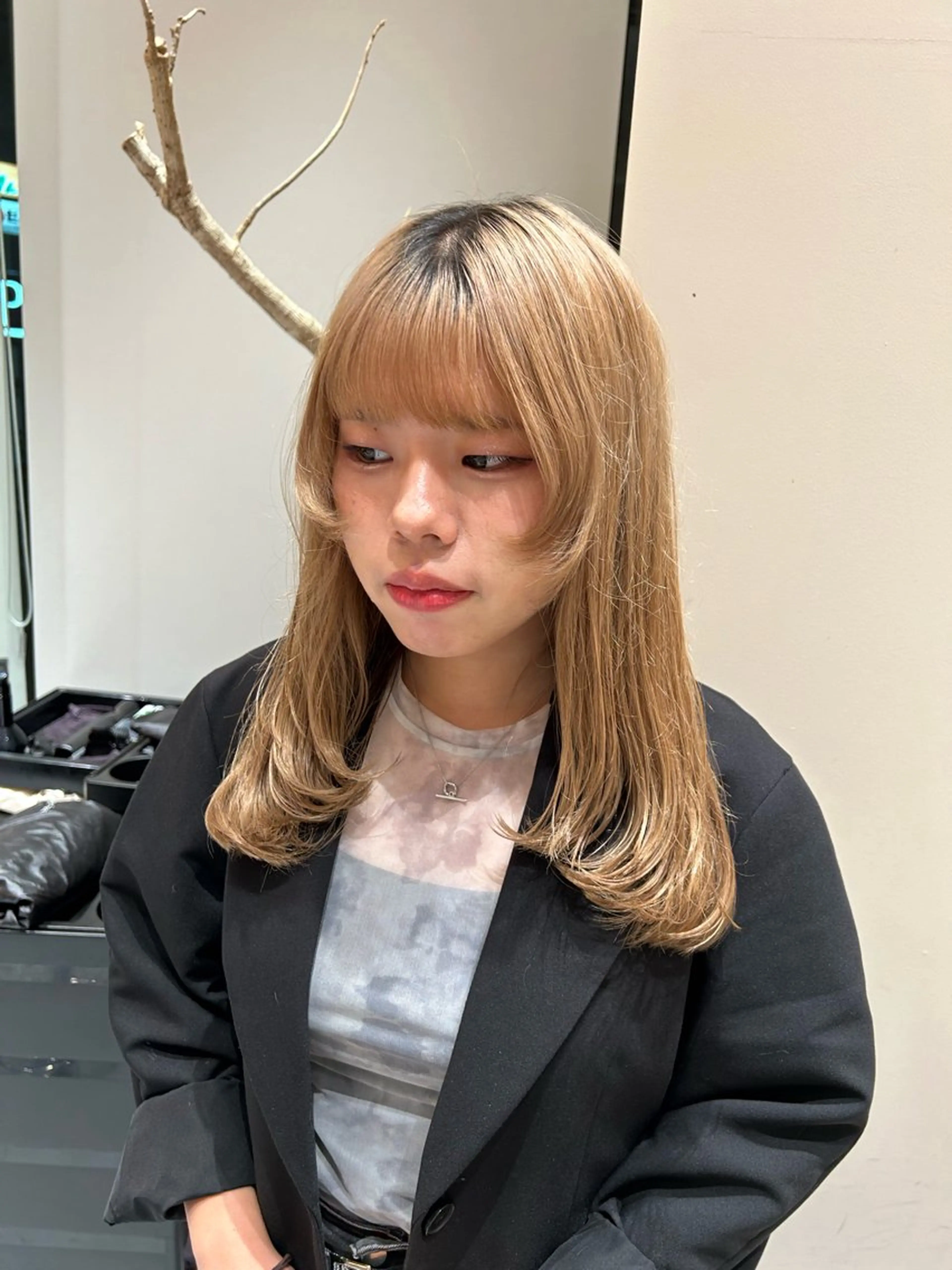 ロング レイヤーカット 風香🪼レイヤー /透明感カラーのヘアスタイル