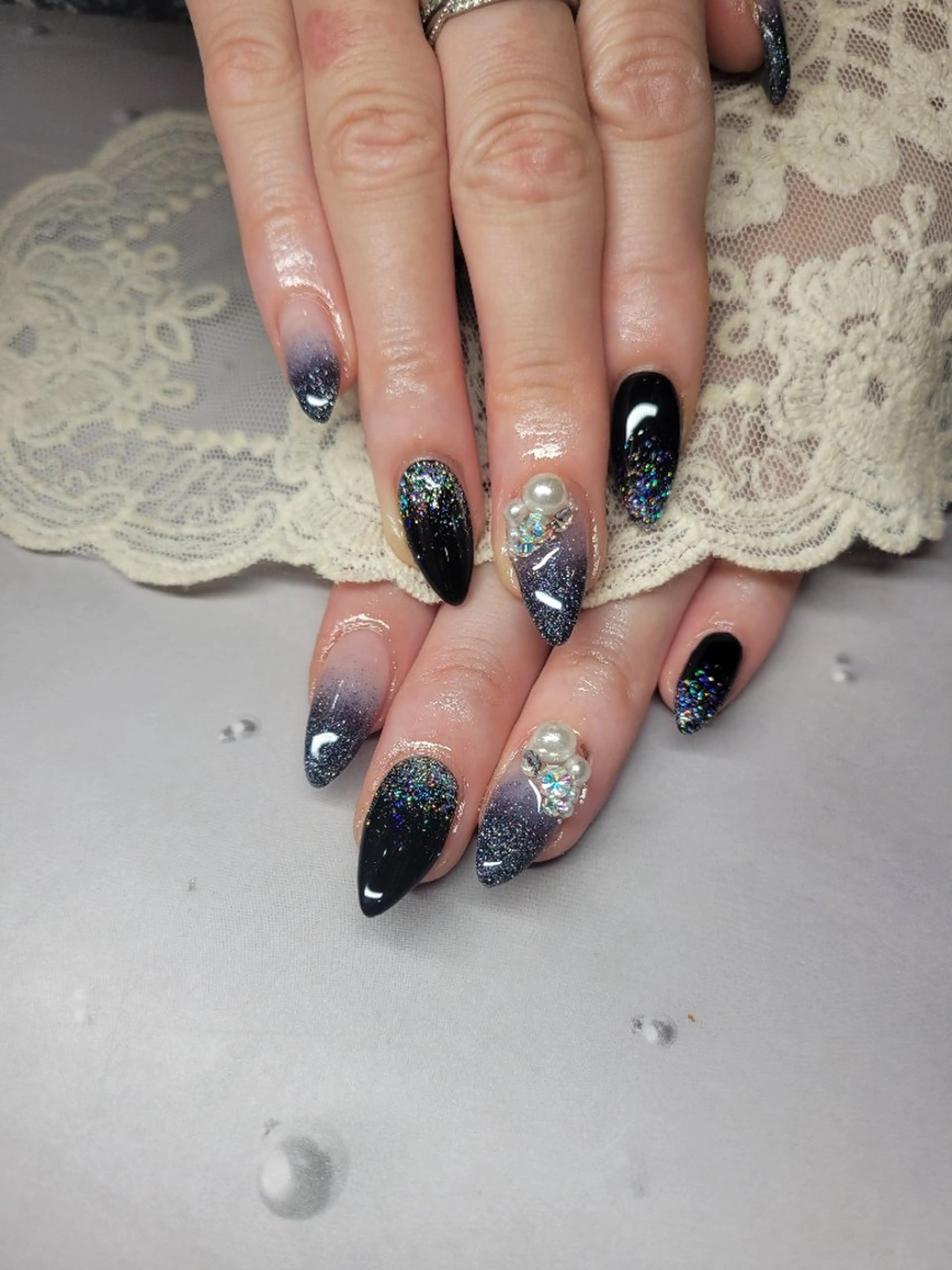 ネイル ブルー グラデーション Nail salon Coco所属・Nail salon Coco【溝の口駅】のネイルデザイン