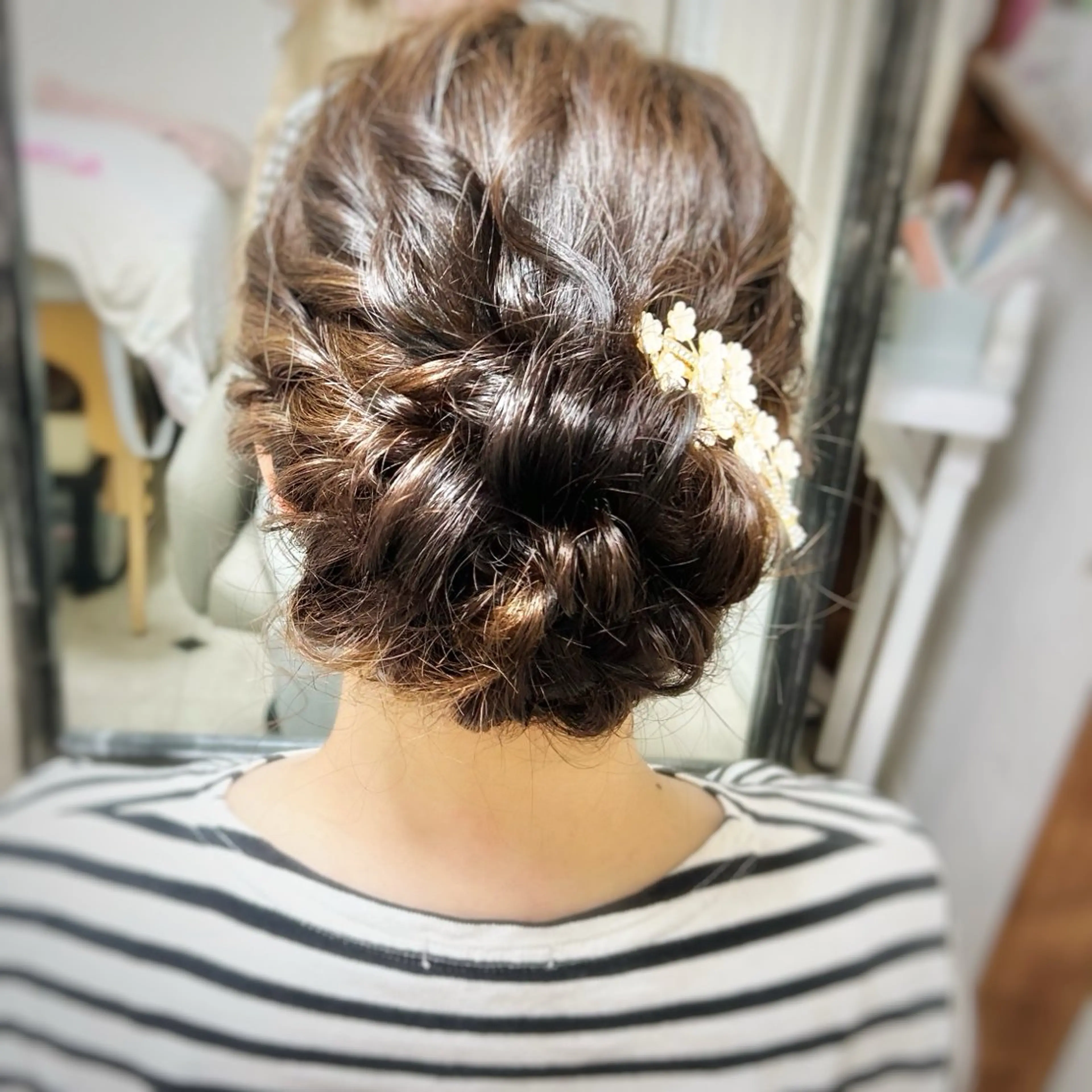 ヘアアレンジ ヘアセット Salon ENUのマツエク・マツパデザイン