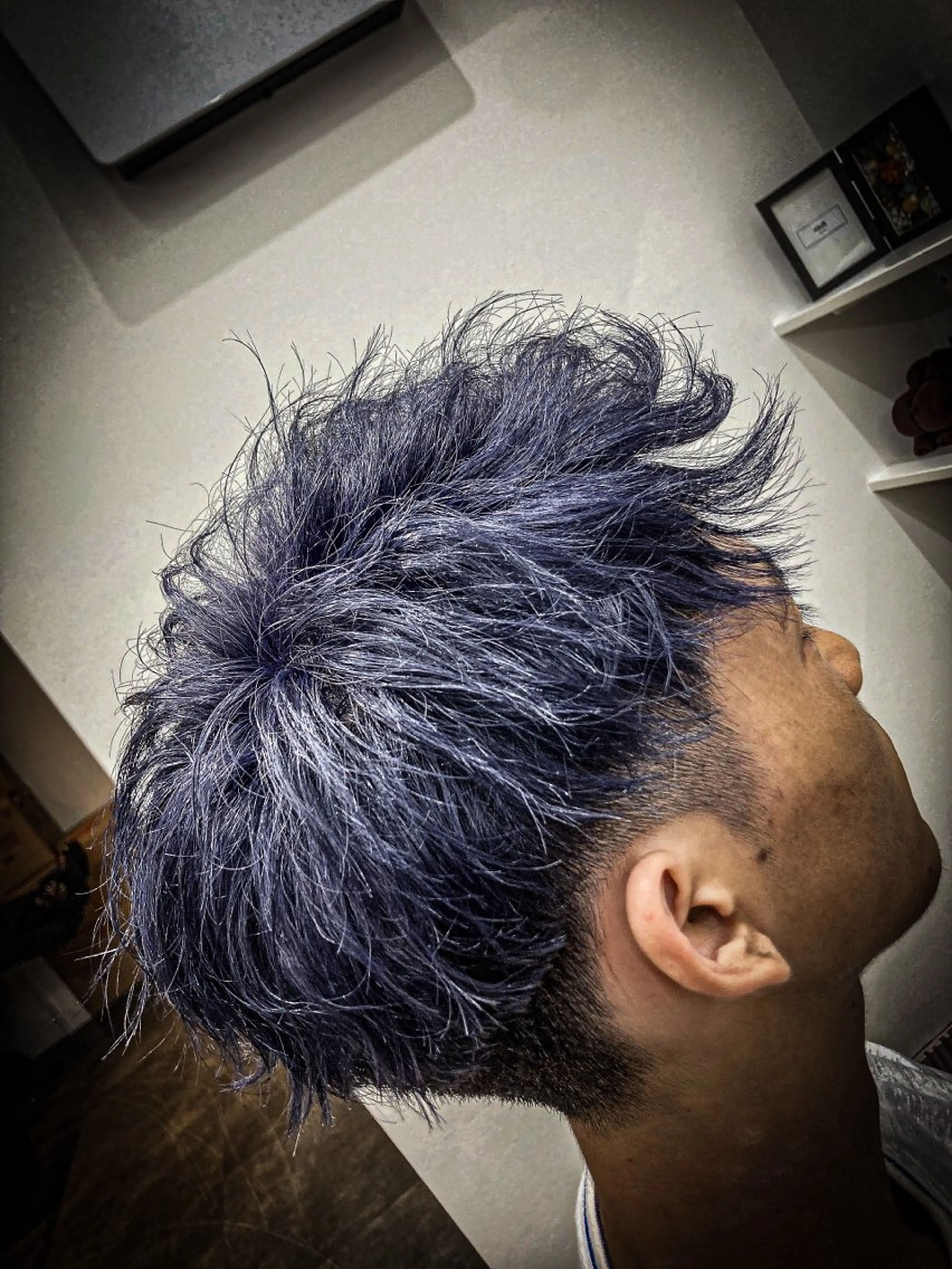 ミディアム カラー メンズ 🏆ハッシュカット× 髪質改善🏆カイトのヘアスタイル