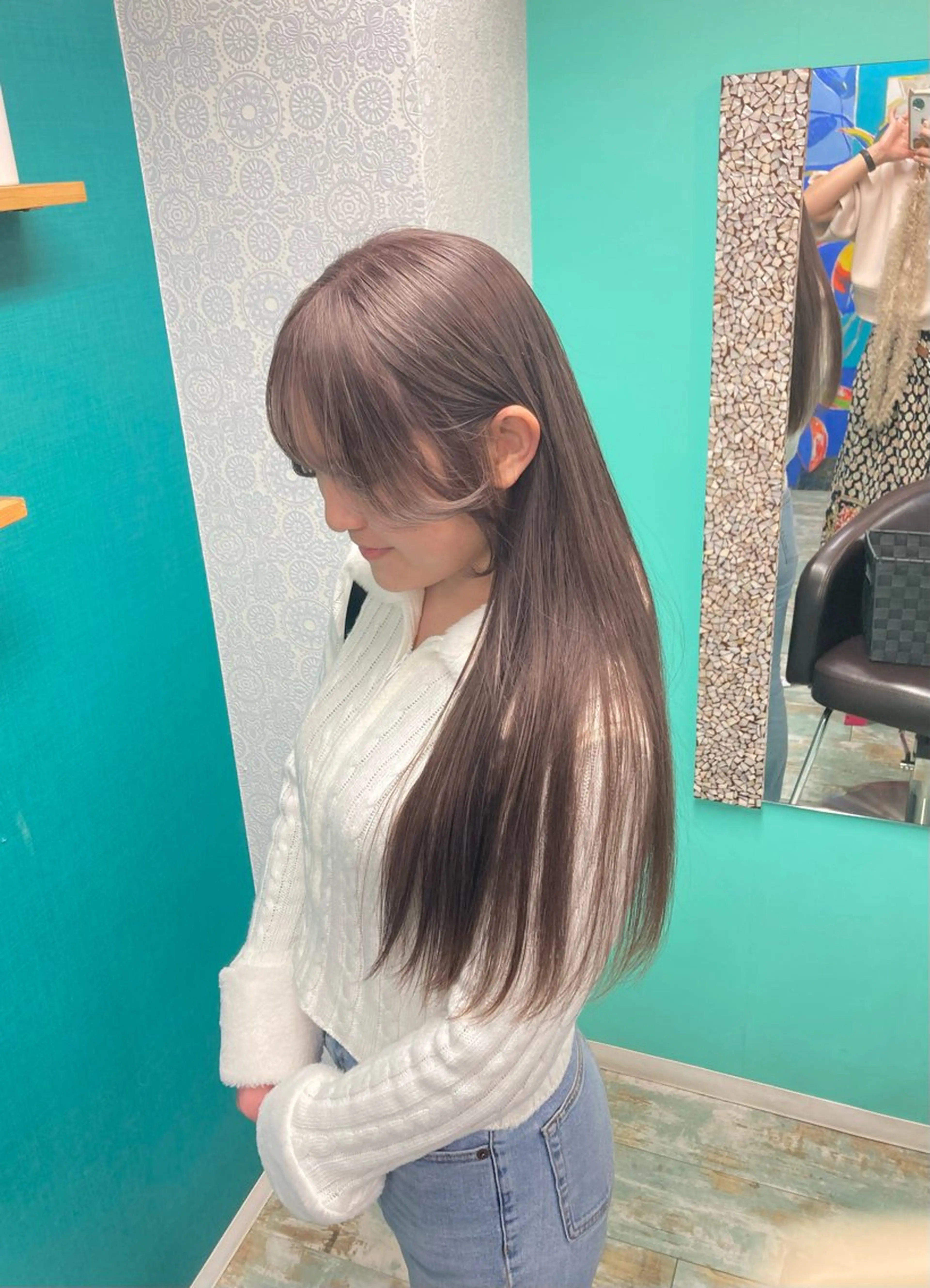 ロング ヘアカラー Fun  hair make所属・田牧 みゆきのヘアスタイル