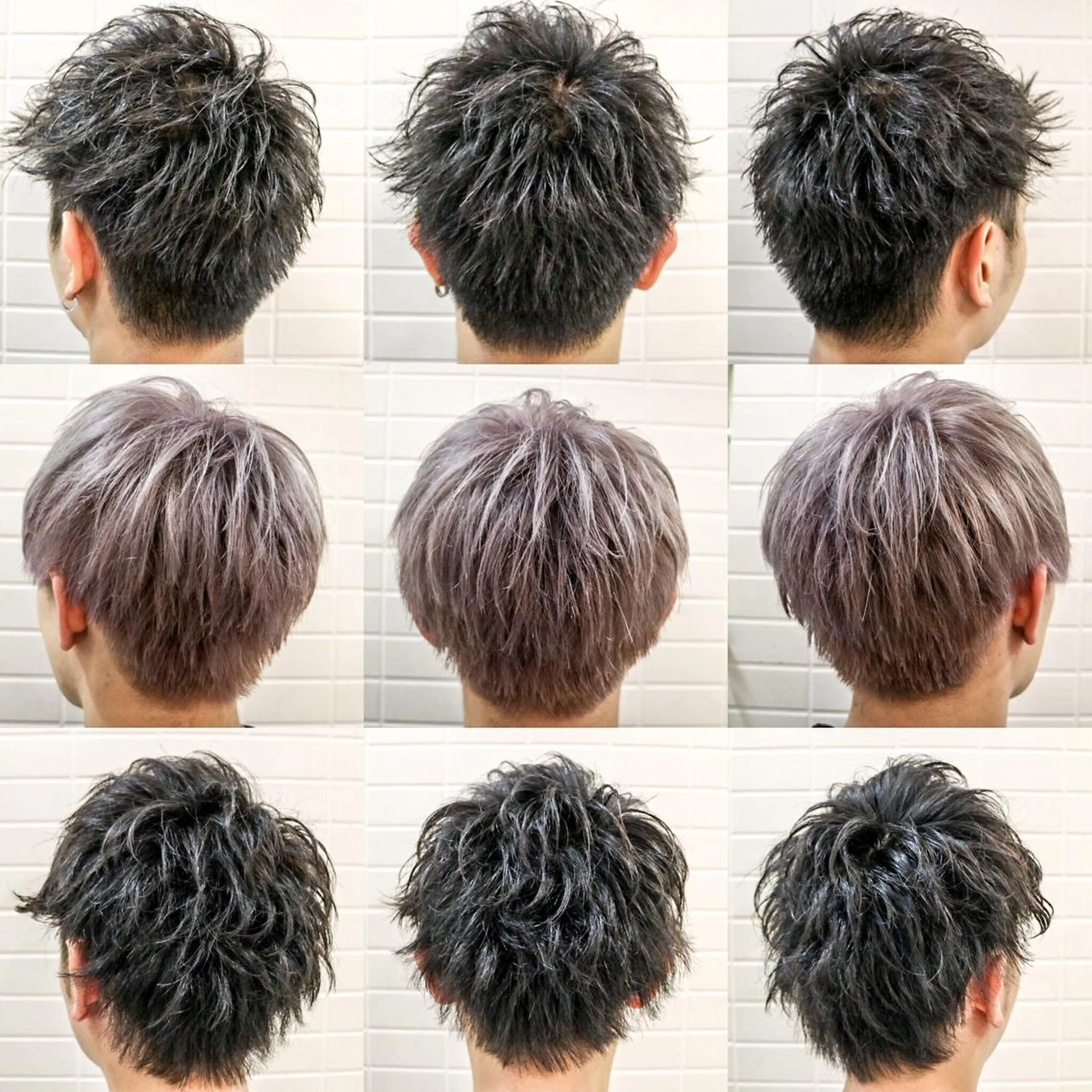 ショート カラー パーマ メンズ ⭐️口コミ5.0⭐️ 当日予約可能👌🏼のヘアスタイル