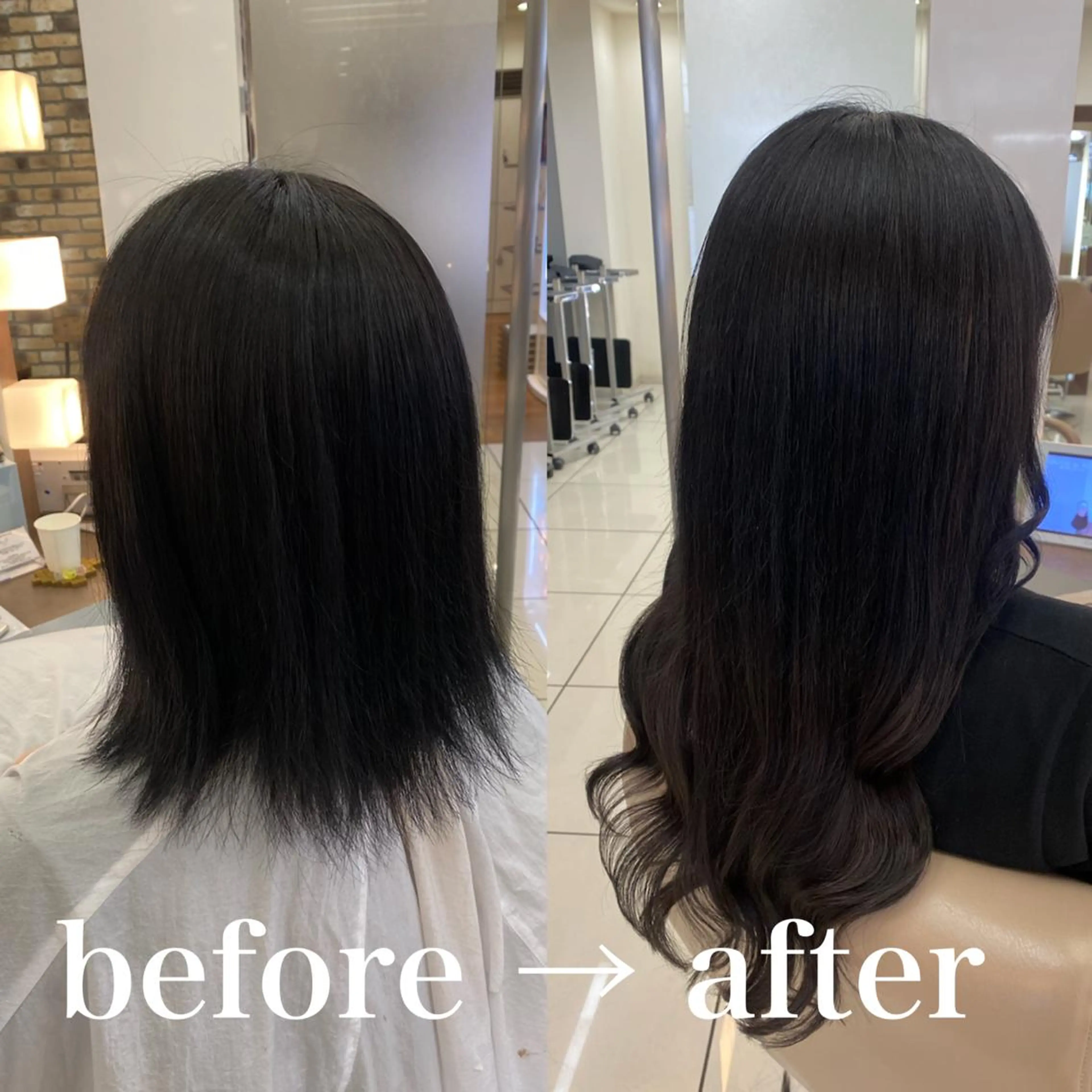 すぐ予約OK💕 シールエクステのヘアスタイル