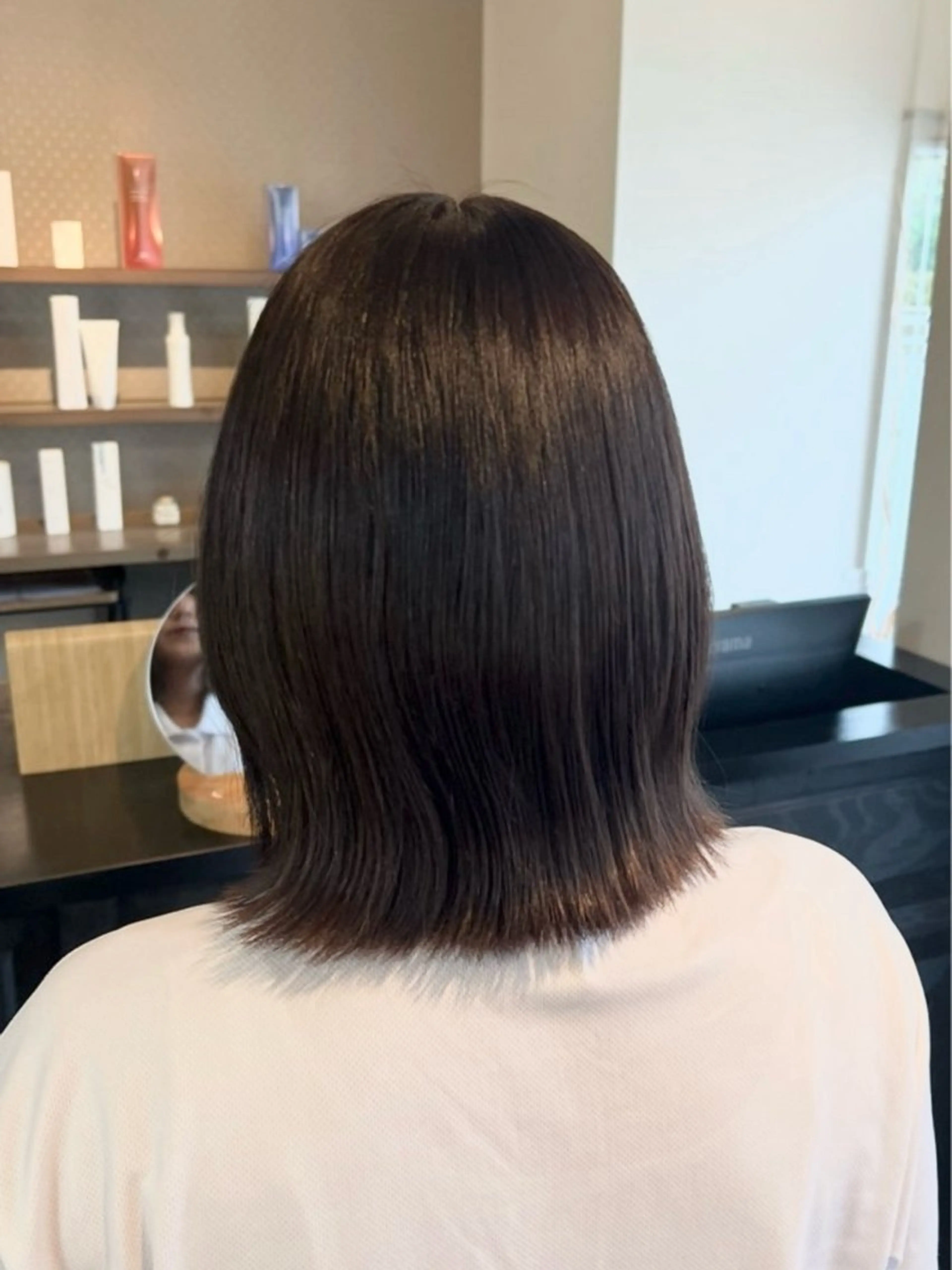 ショート カラー ブラウンカラー ショコラブラウン VISEO ／ Suzuのヘアスタイル