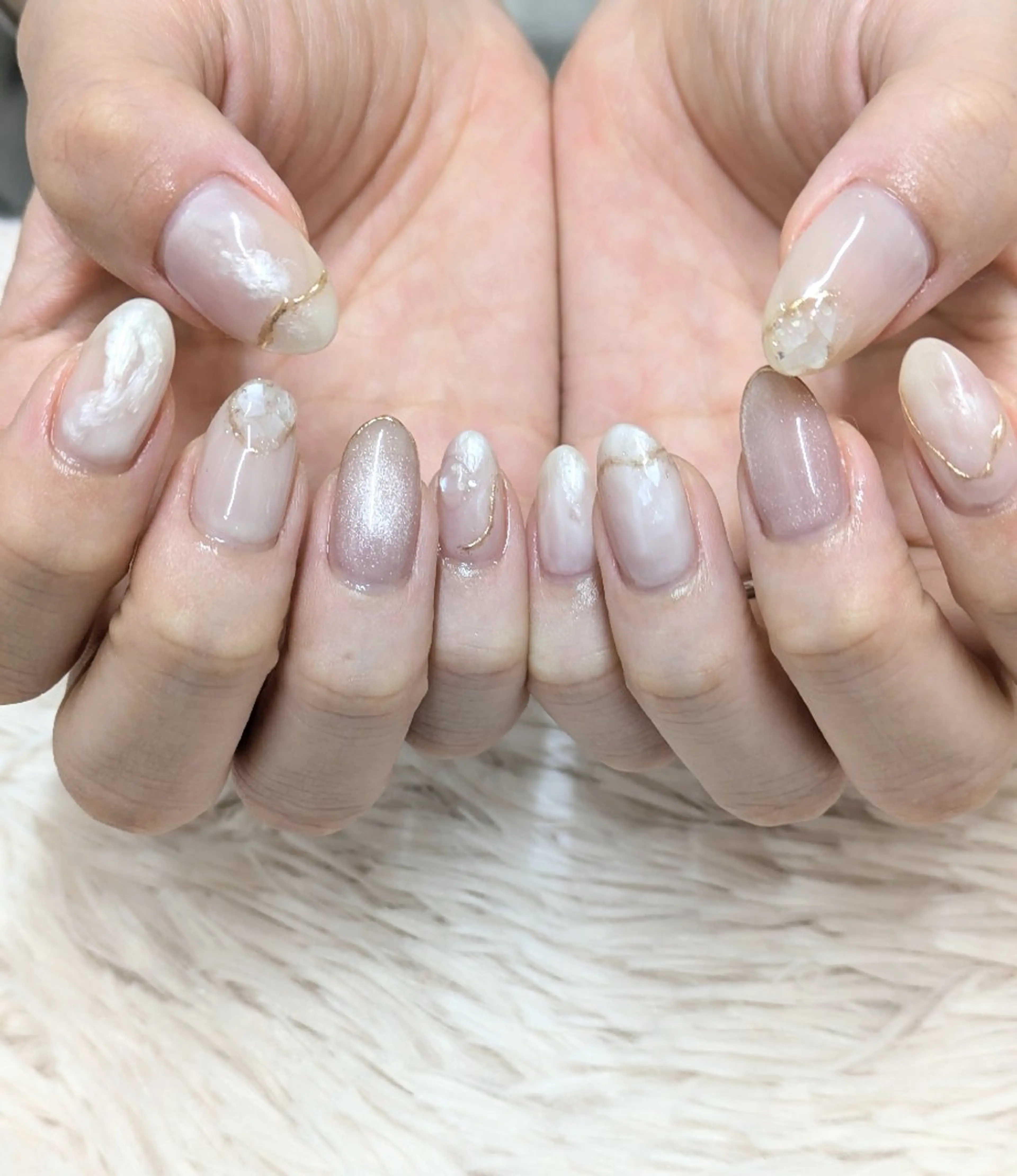 ネイル ハンドネイル 會田 瑠衣のネイルデザイン