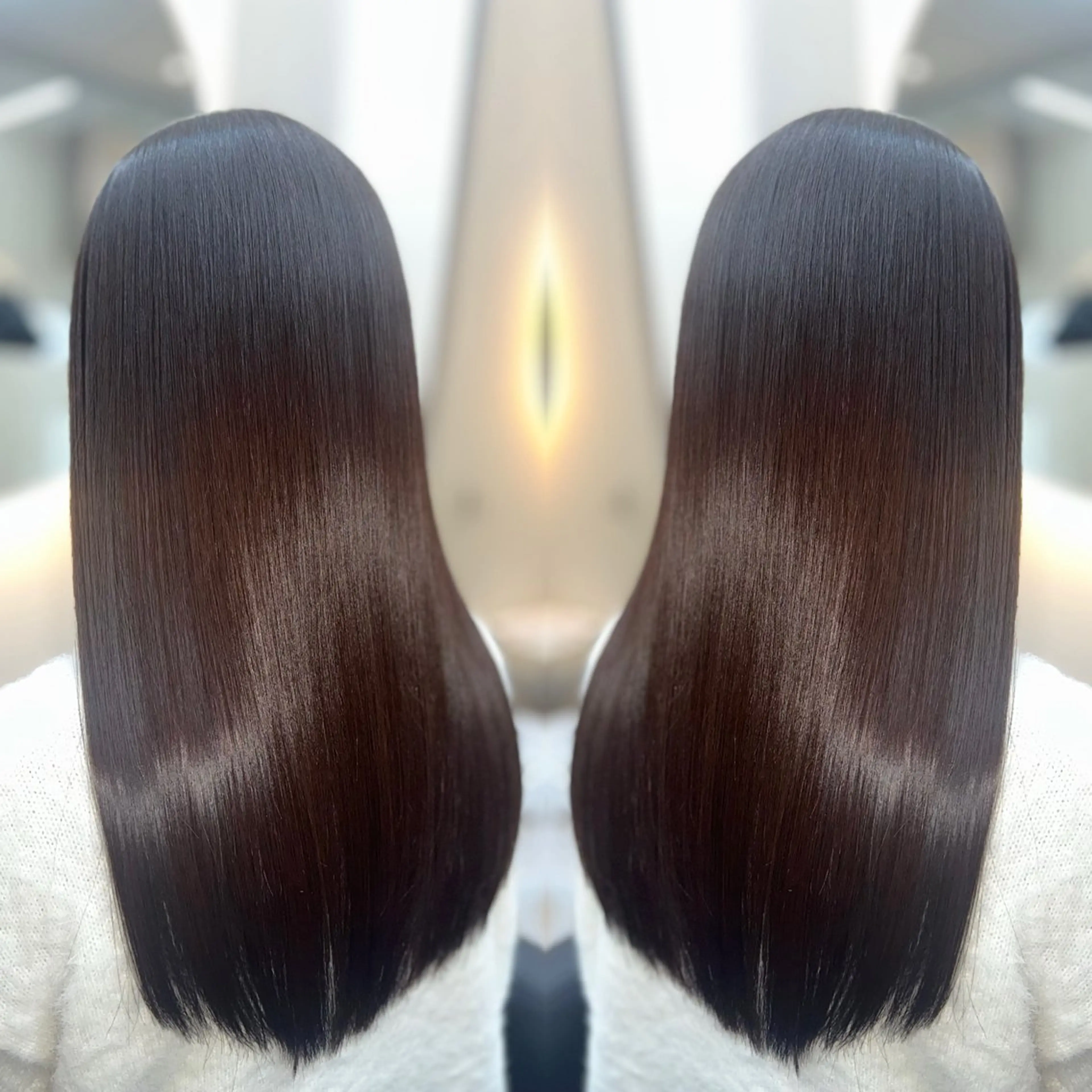 セミロング カラー パーマ カット ヘアカラー トリートメント 【髪質改善特化】 tamのヘアスタイル