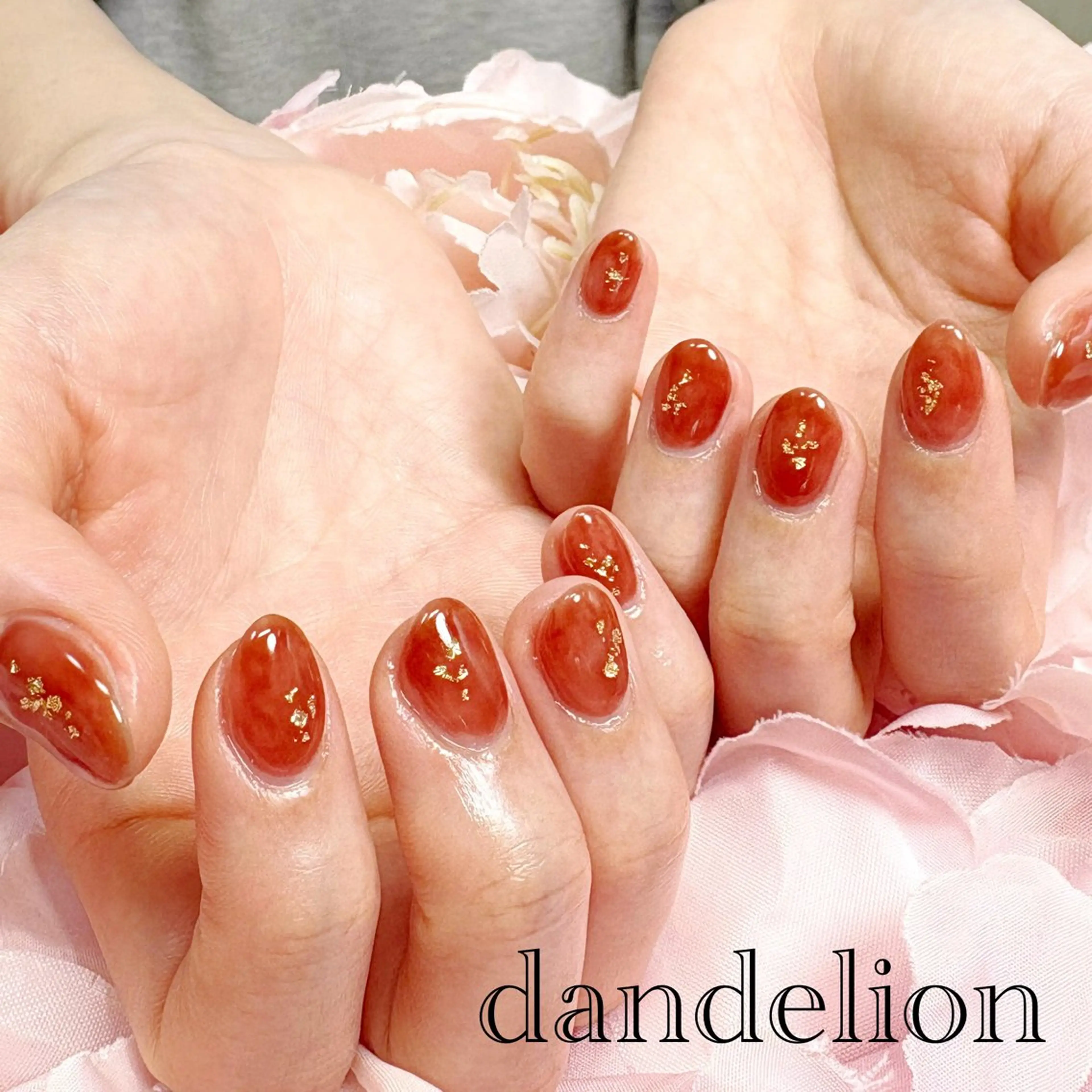 ネイル ハンドネイル ハンドケア dandelion ダンデライオンのネイルデザイン