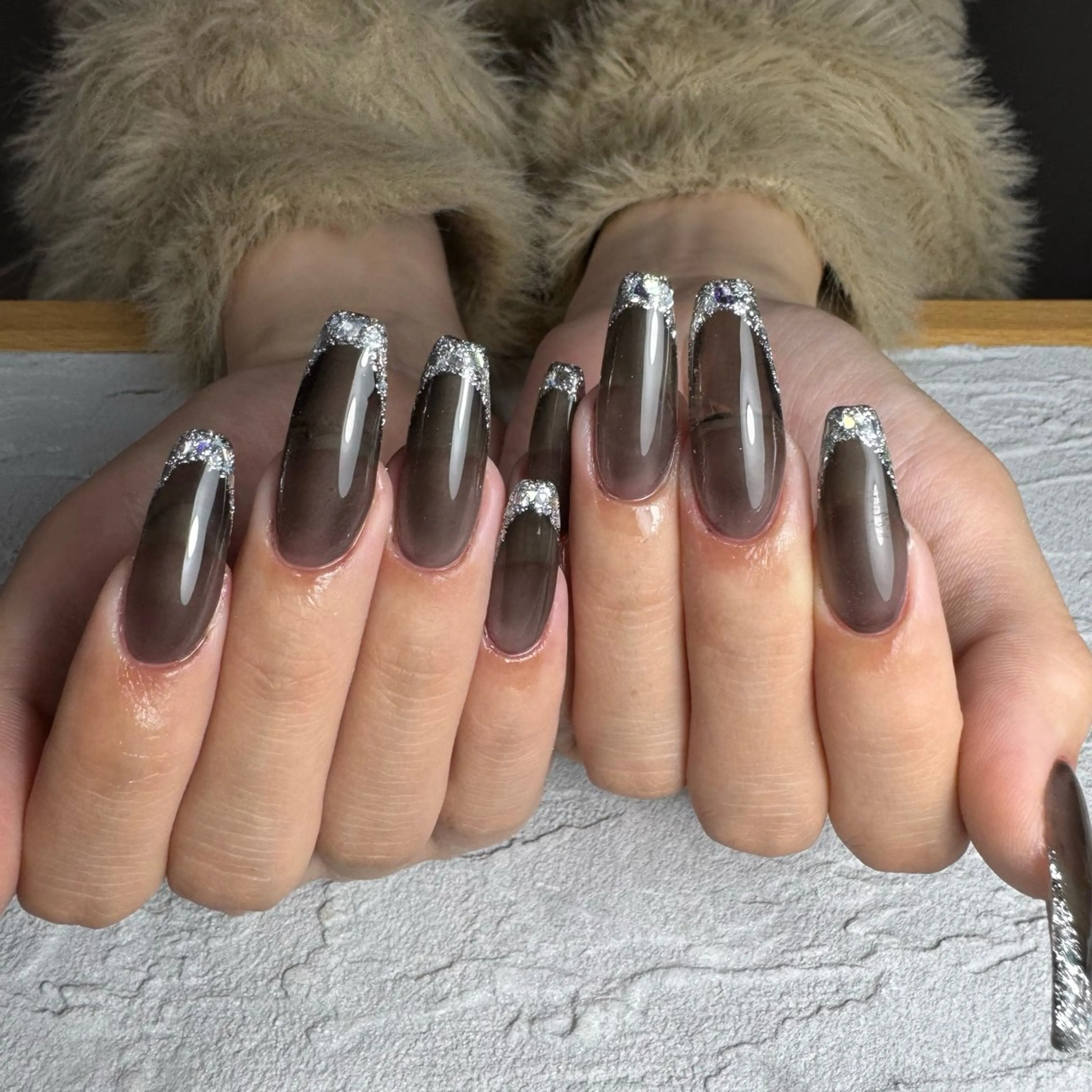 パーマ ハンドネイル Re:Smil所属・☺︎ NOZOMI☺︎のネイルデザイン