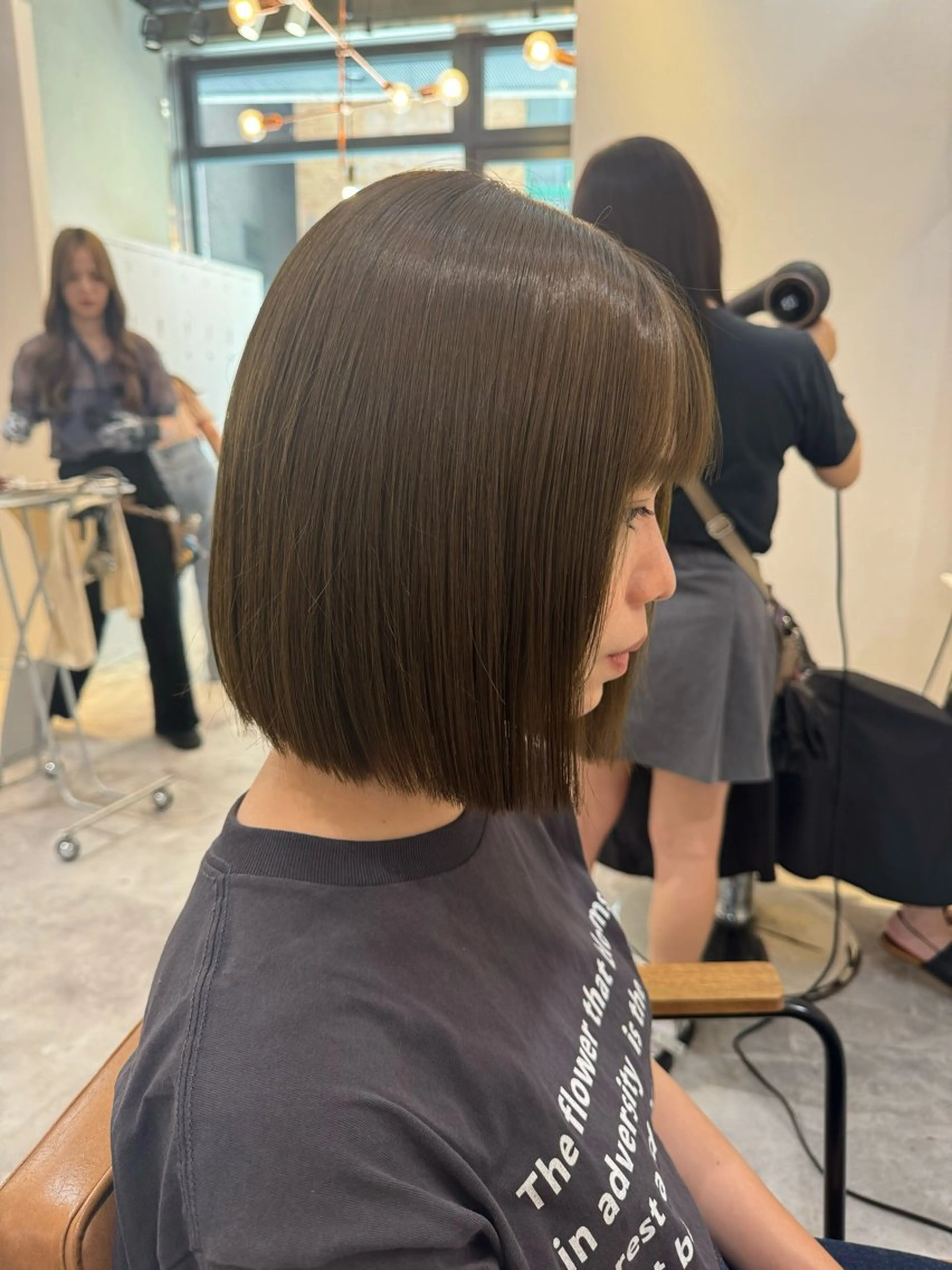 ミディアム カラー 赤み無し柔らかカラー 【梅田】madokaのヘアスタイル