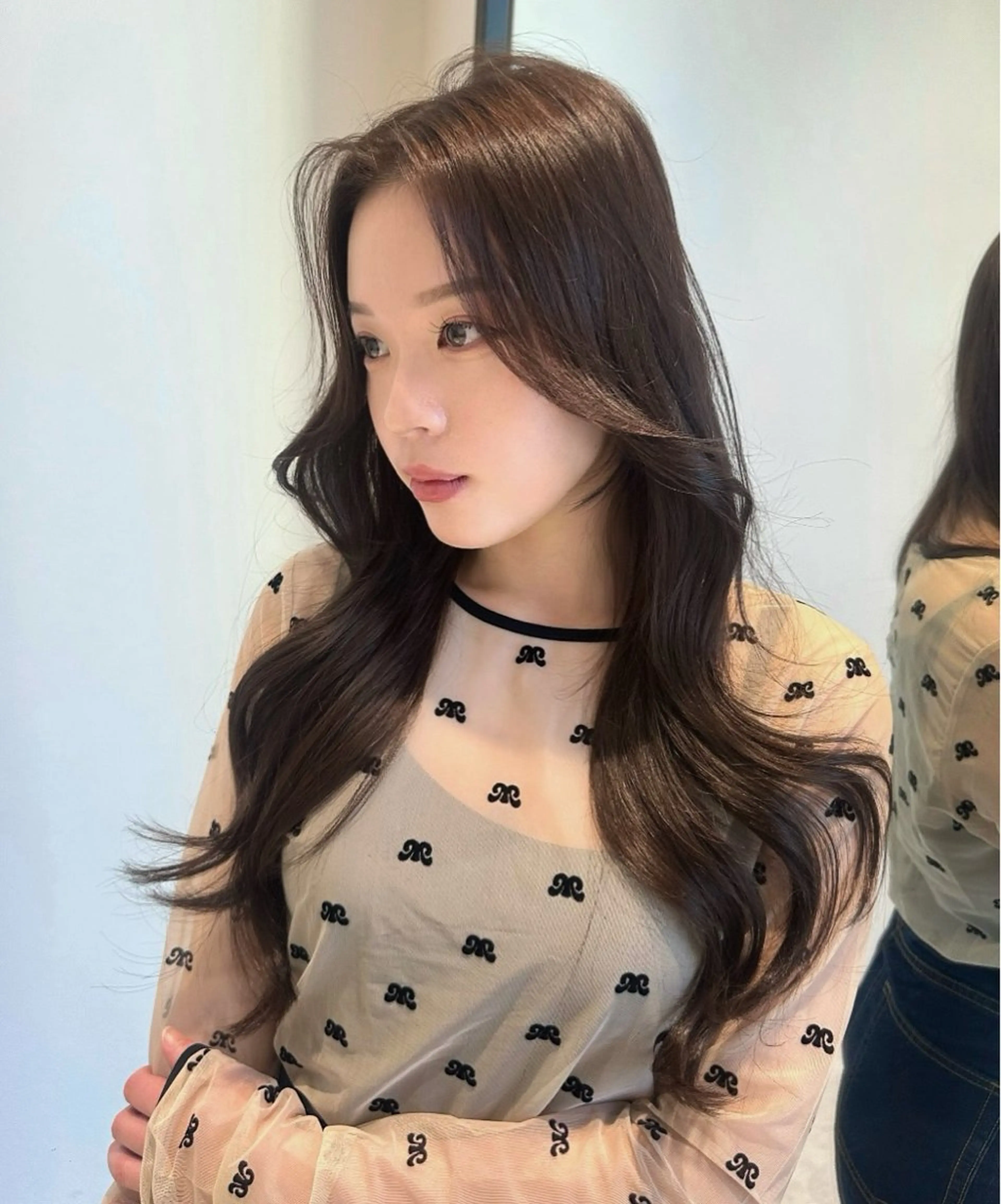 ロング レイヤーカット Lond Role所属・🎀透明感ブラウ ンshizuka🎀のヘアスタイル