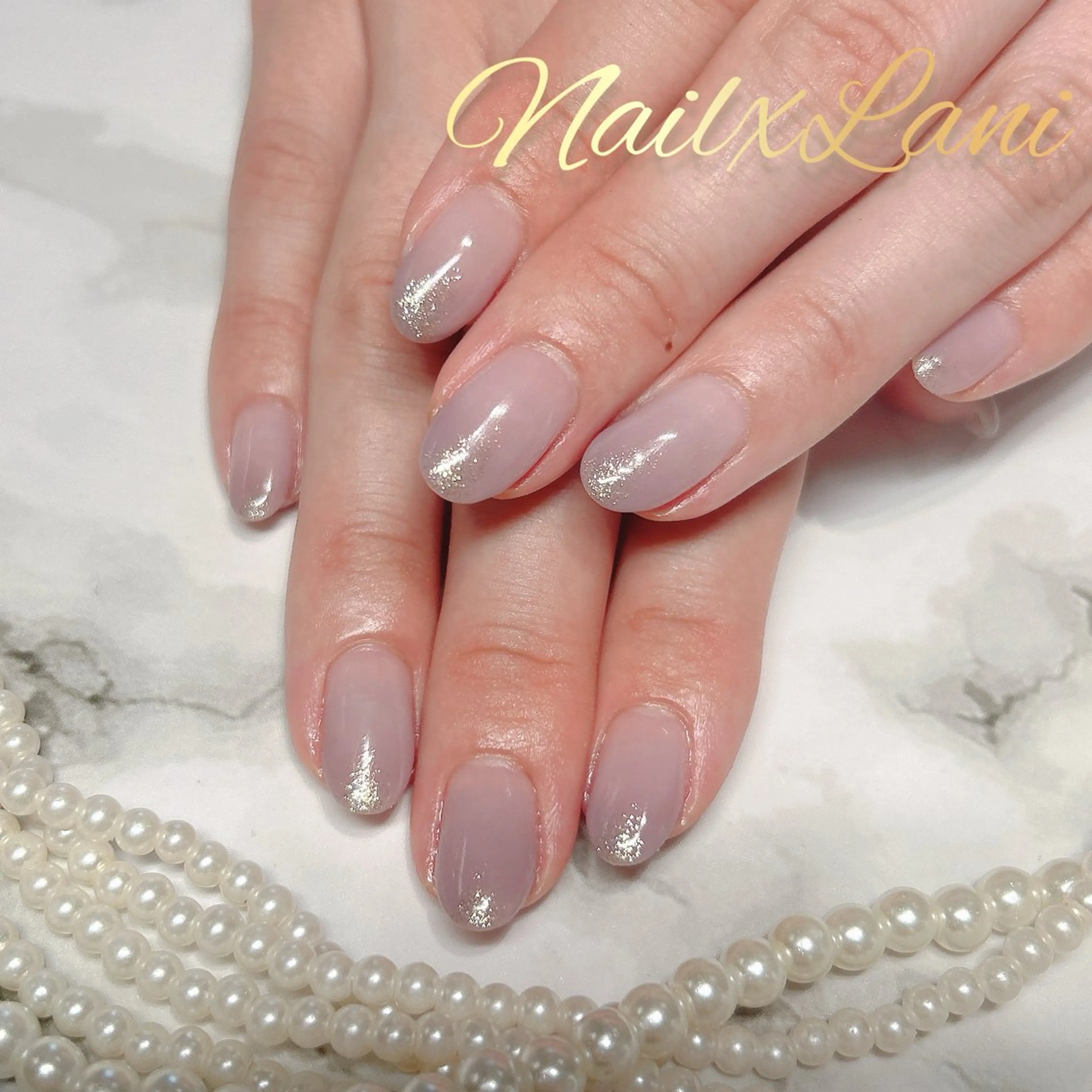 ネイル フットネイル ジェルネイル マグネットネイル パラジェル Nail×Lani 深爪矯正対応◎のネイルデザイン