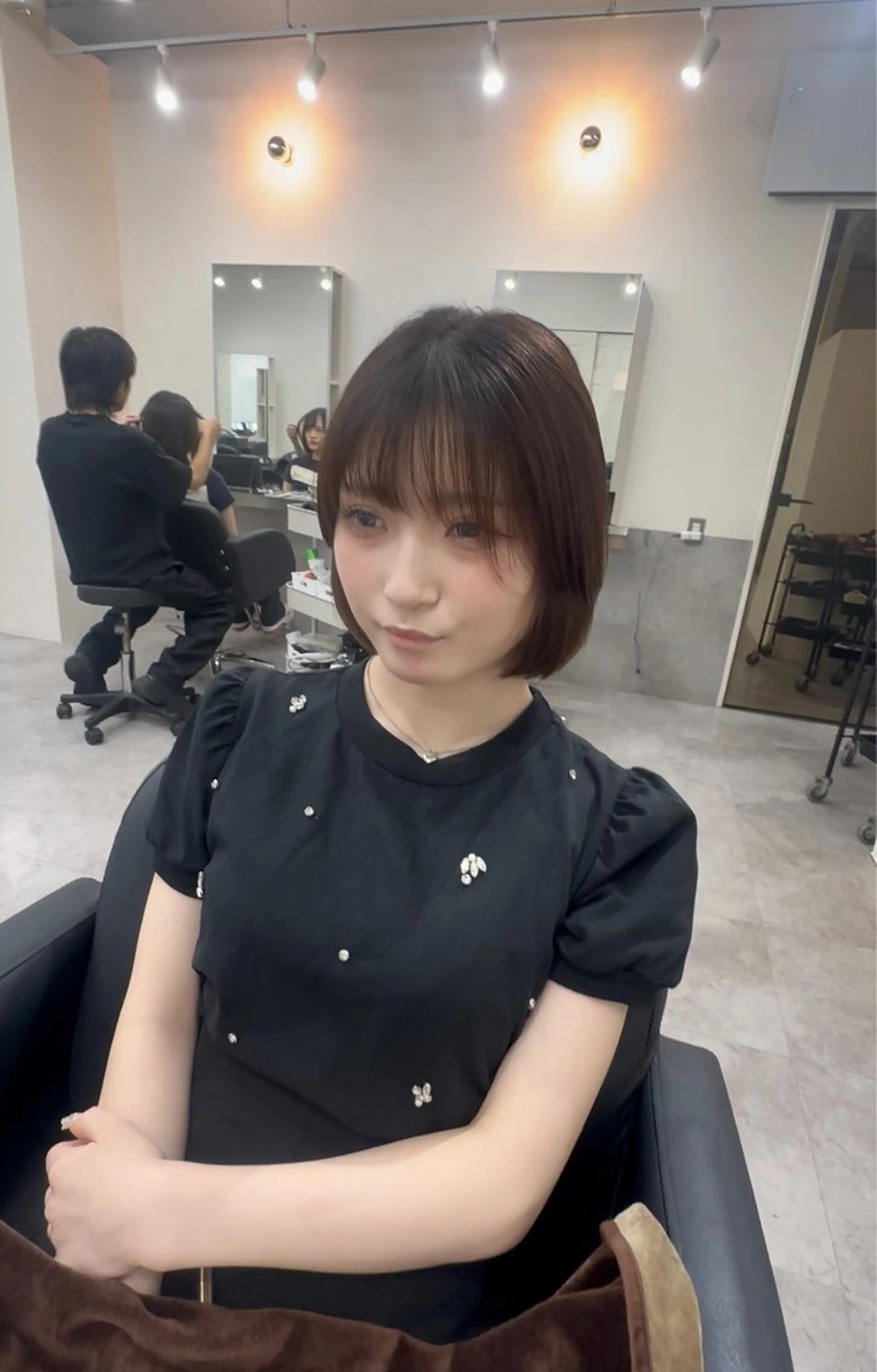 ショート カット 縮毛矯正 トリートメント 🫧髪質改善🍎艶髪 🫧　猿渡のヘアスタイル