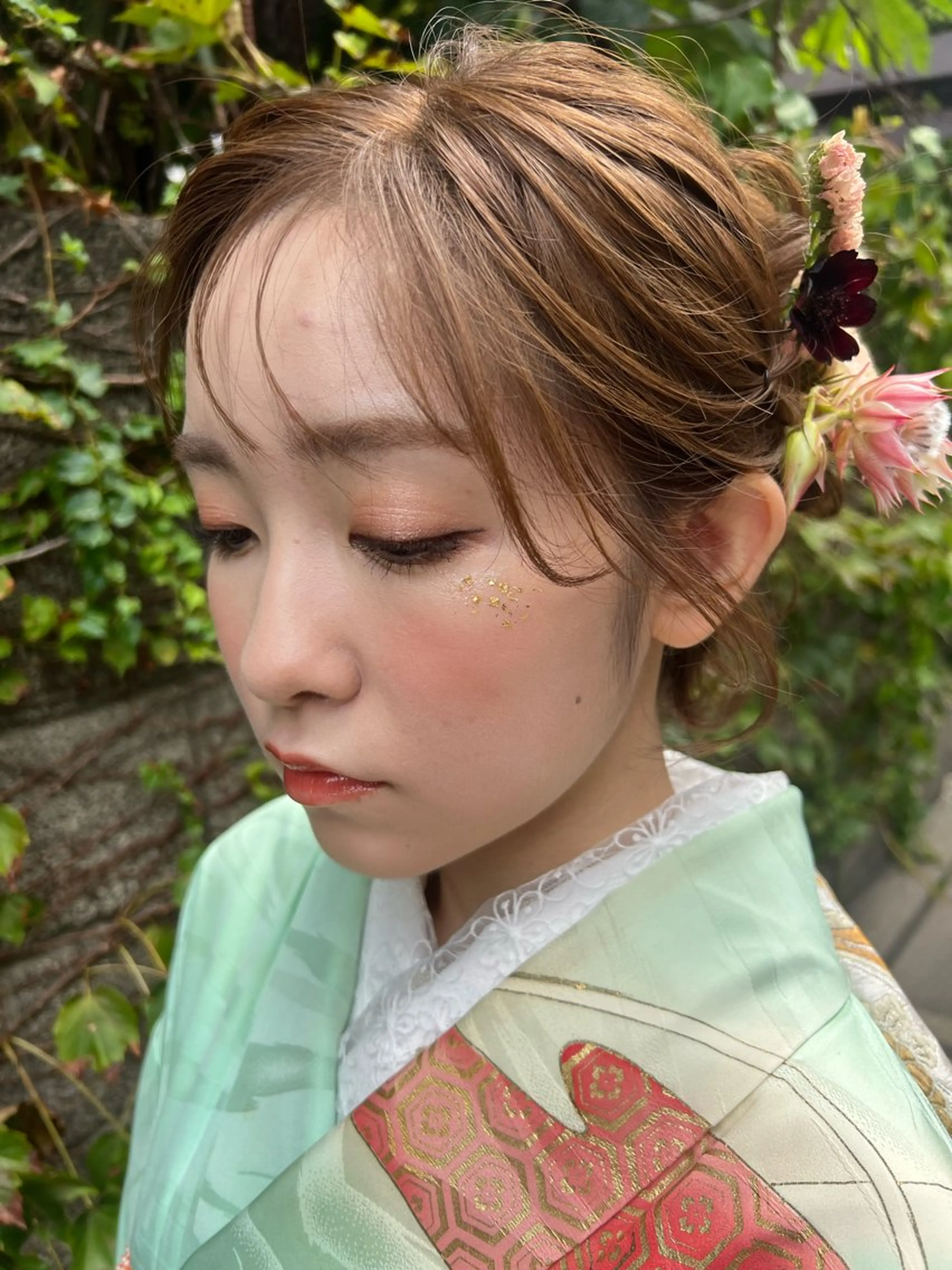 ヘアアレンジ 成人式 大人可愛いヘアメイク 💋🧚‍♀️しずかのヘアスタイル