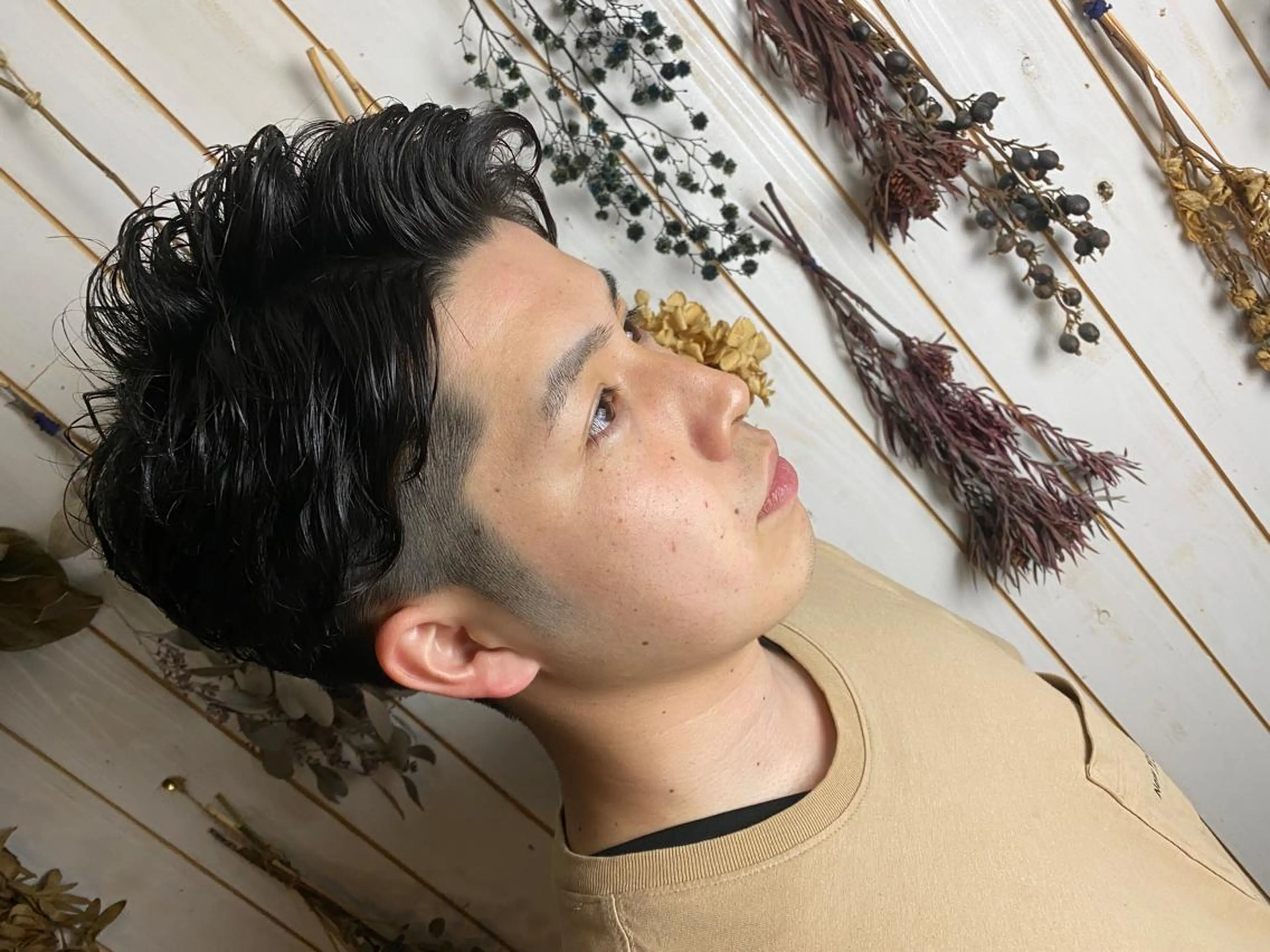 ショート パーマ メンズ カット パーマ LILIS hair design所属・LILIS hair designのヘアスタイル