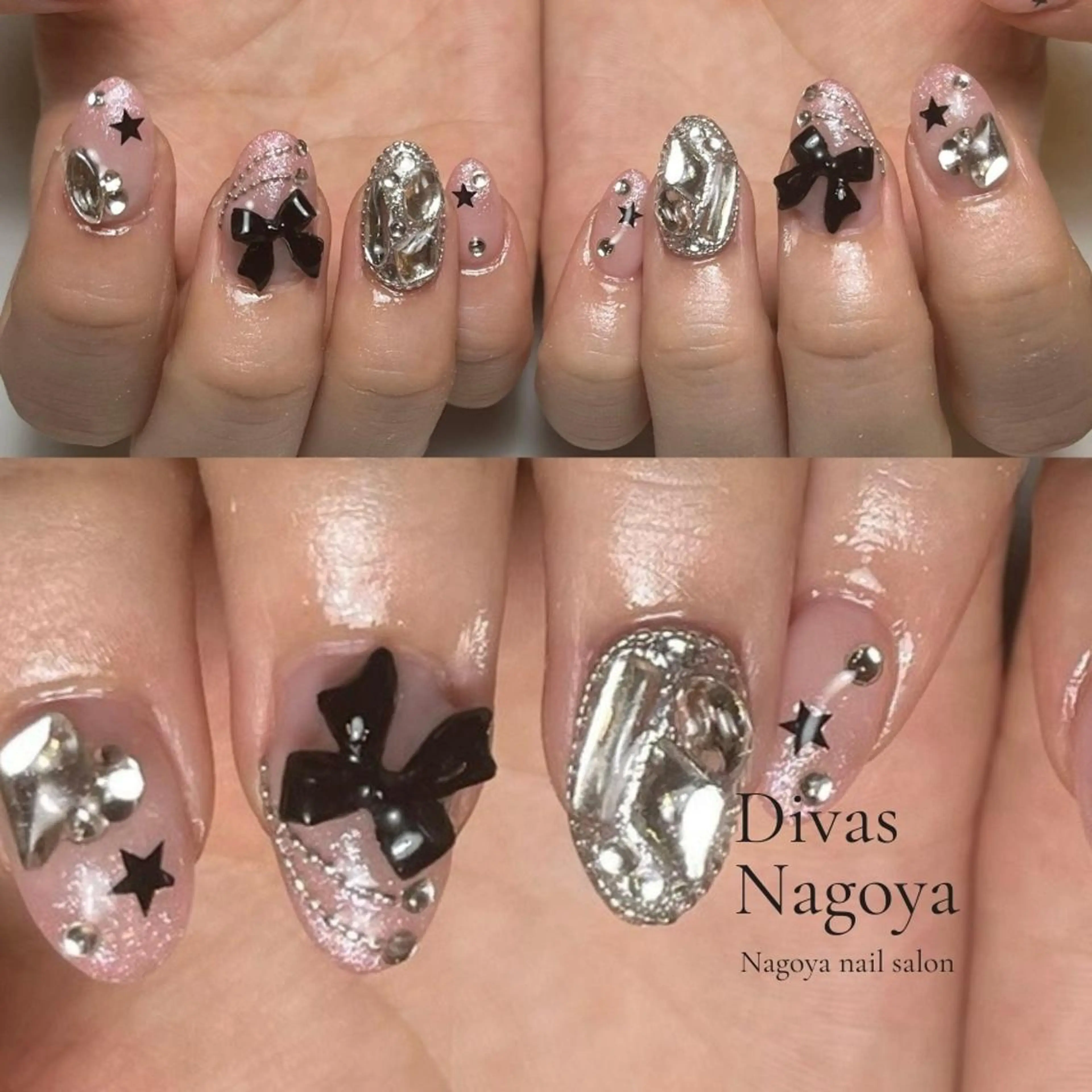 ネイル 長さ出し ジェルネイル 韓国ネイル マグネットネイル 持ち込み 🎀Sakae D.d nail🎀のネイルデザイン