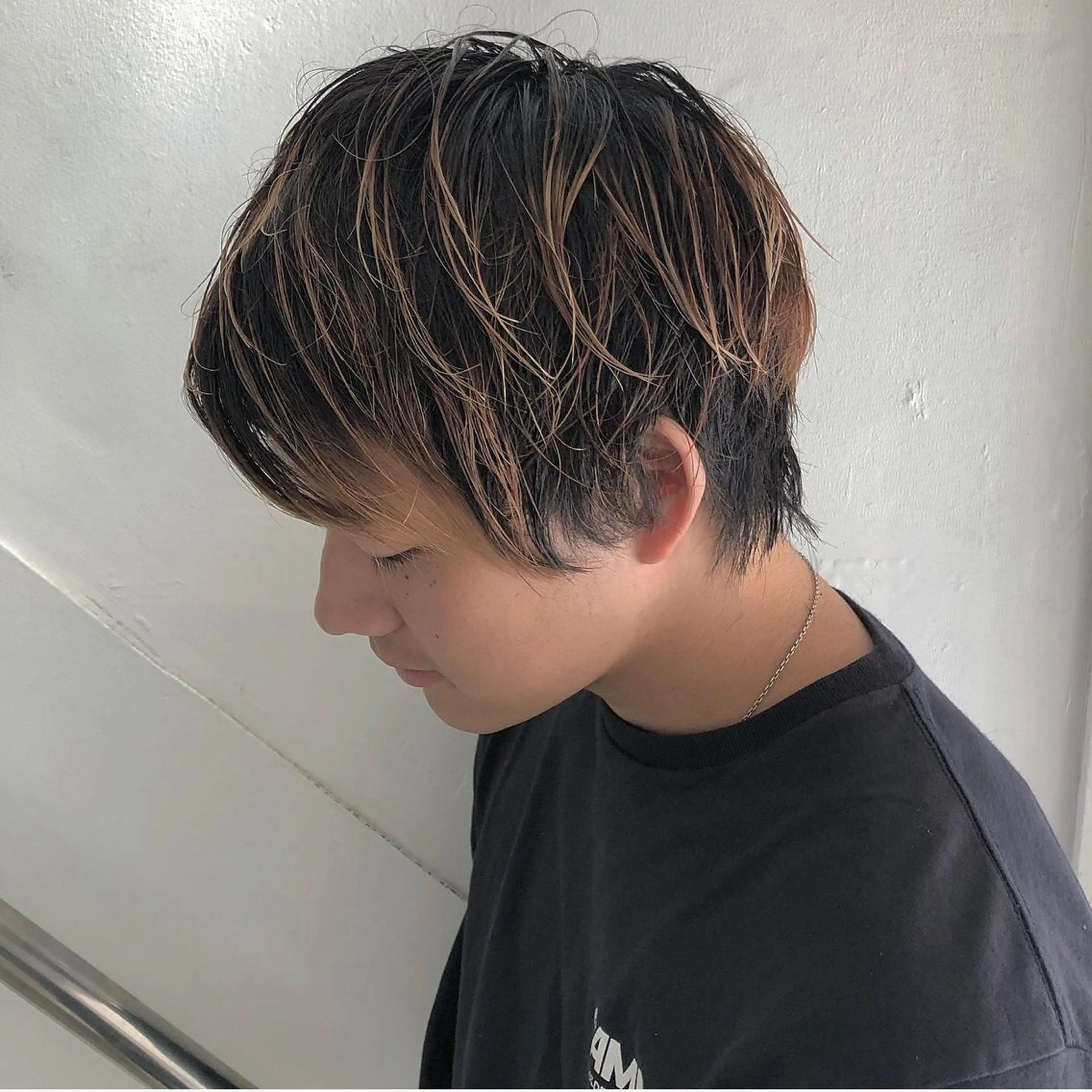 ショート カラー CLUTCH天王寺 西藤遥河のヘアスタイル