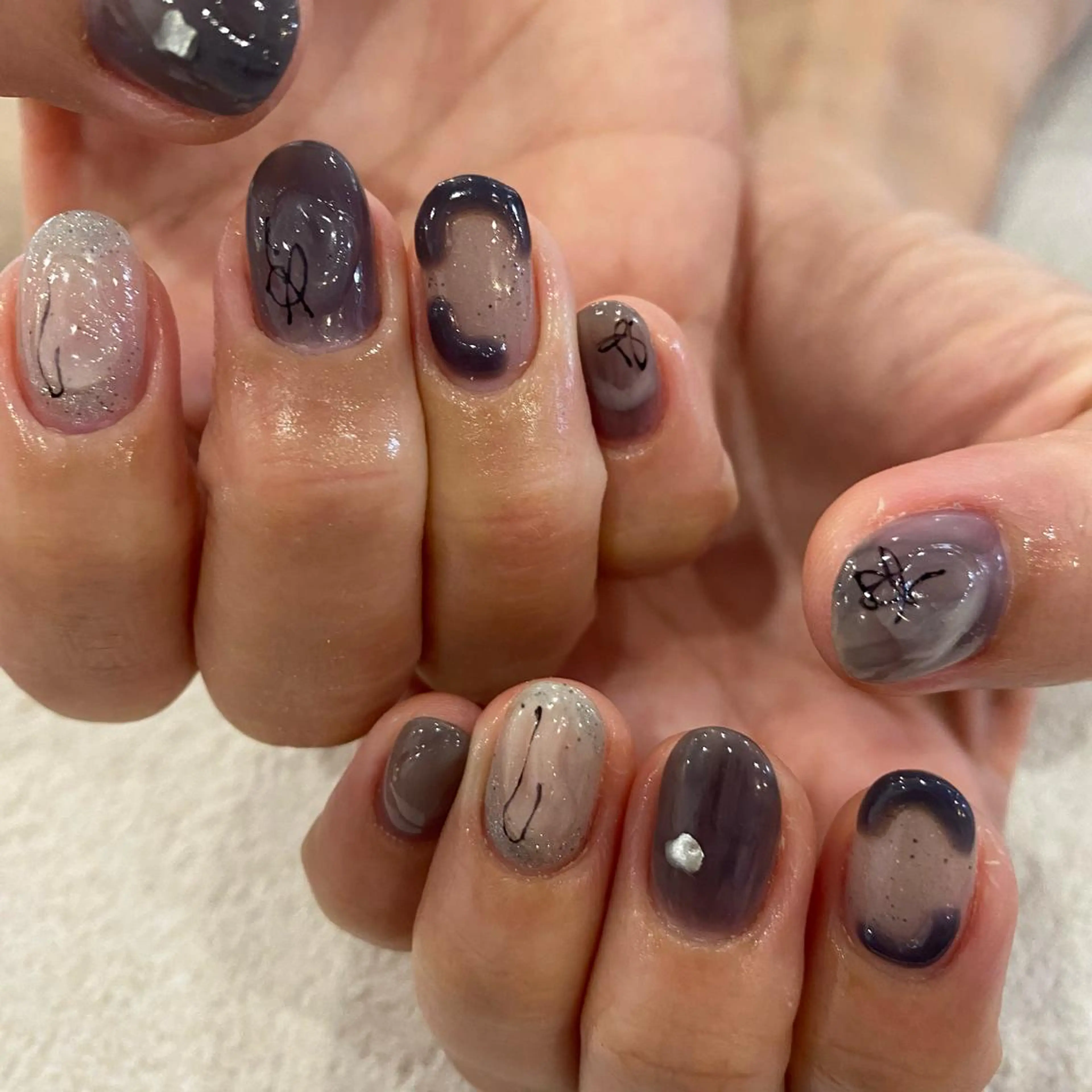 ネイル ハンドネイル SUN NAIL reikaのネイルデザイン