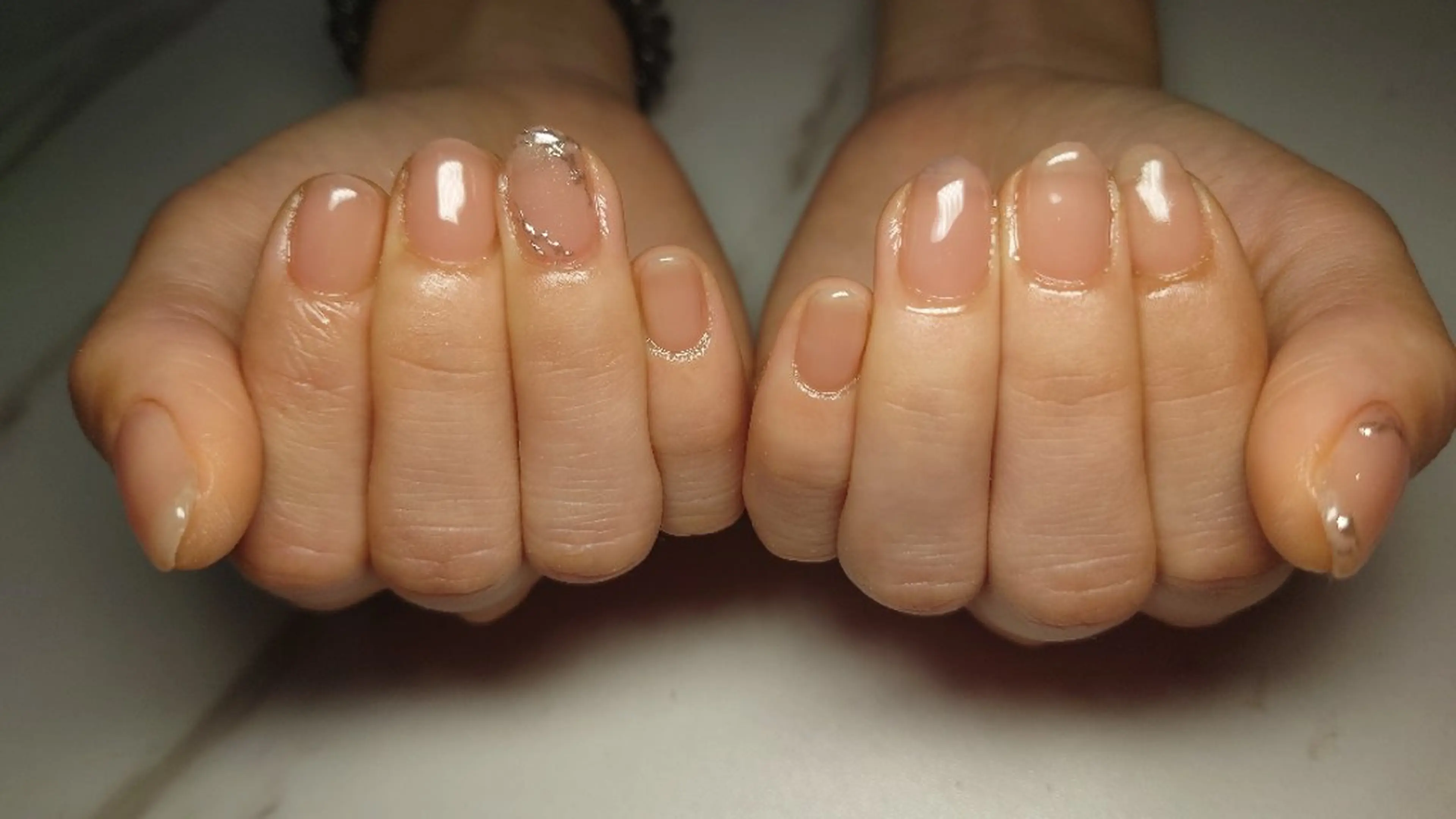 ネイル アートネイル ワンカラーネイル ピンク ピンクベージュ Private　Nailsalon　AMA所属・Nailsalon AMAのネイルデザイン