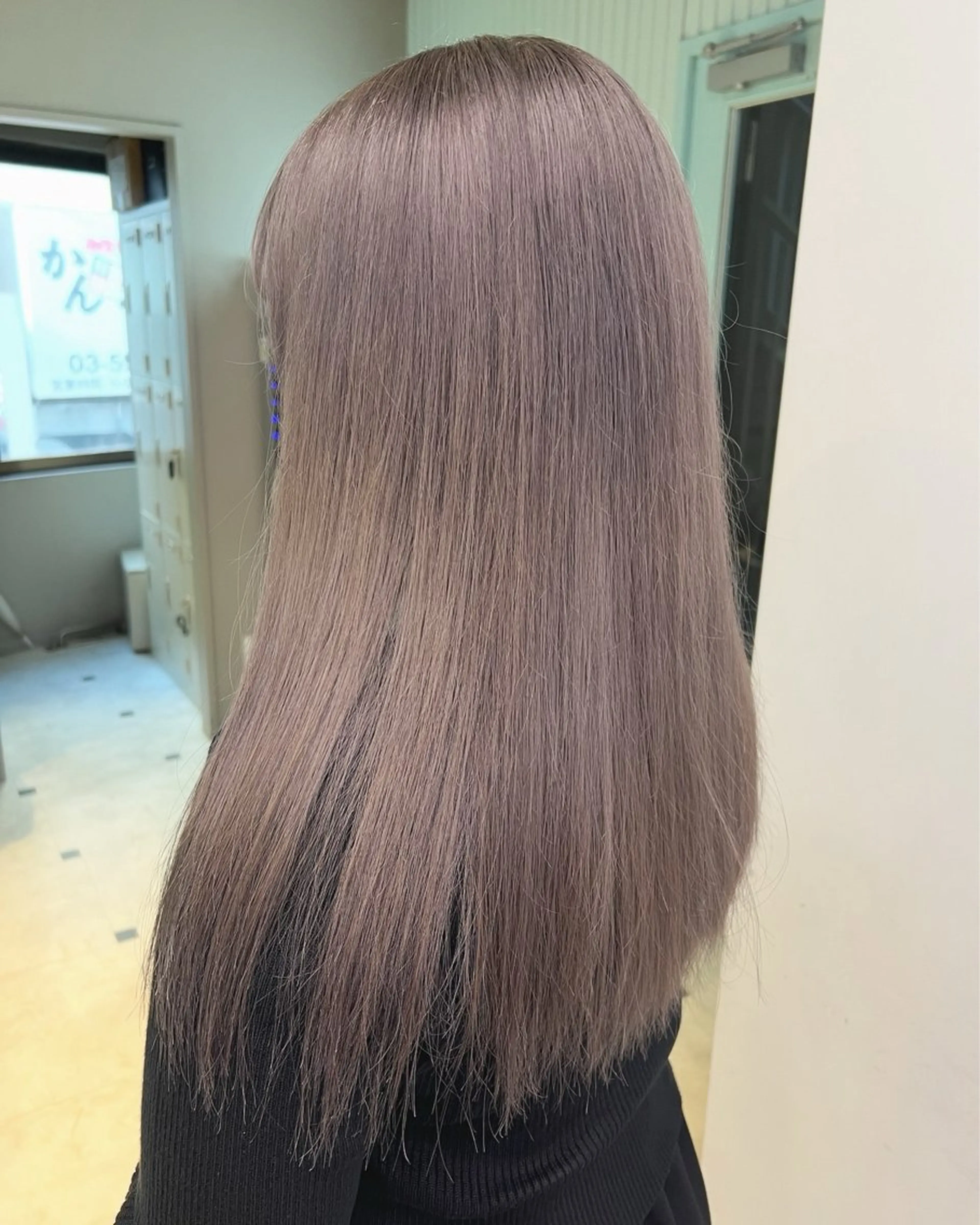 セミロング カラー ヘアカラー トリートメント ヘッドスパ 🥞ベージュ系カラー 【すずきりほ】🥞のヘアスタイル
