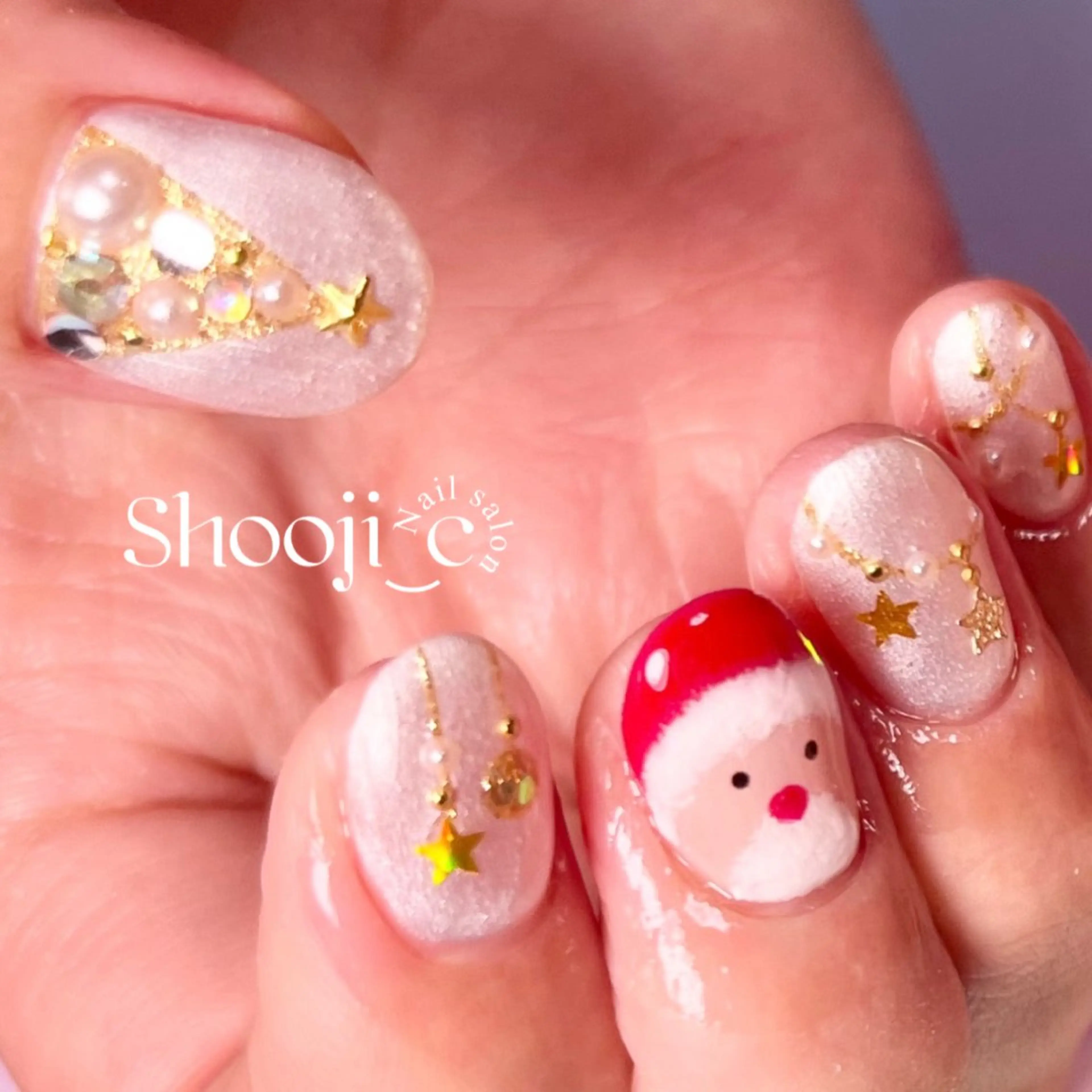 ネイル 冬ネイル クリスマス ハンドネイル Shooji_c Nail salon所属・Shooji_c Nail salonのネイルデザイン