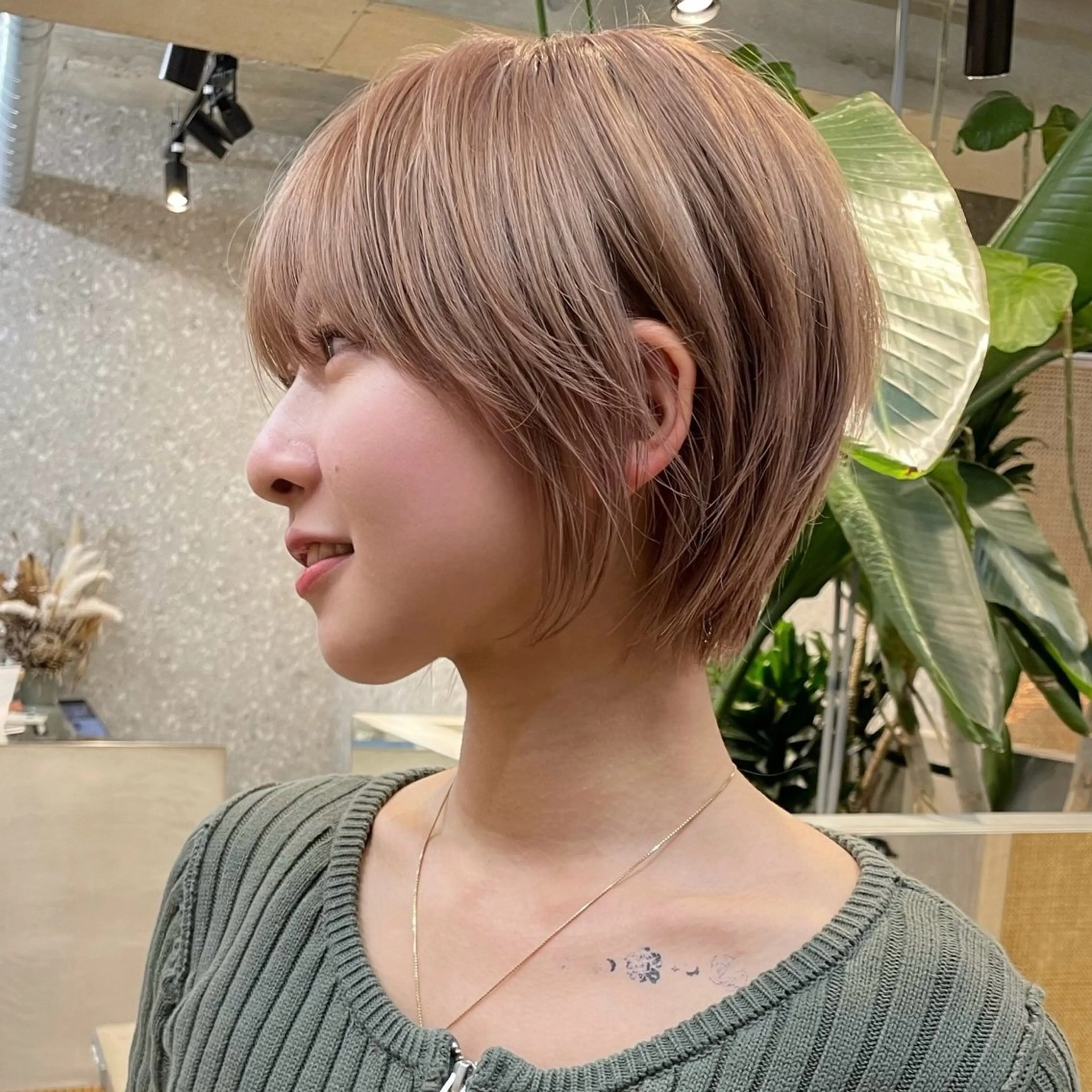 ショート カラー ショートボブ ハイトーンカラー ボブ ショートヘア 松下 友希 【fifth】のヘアスタイル