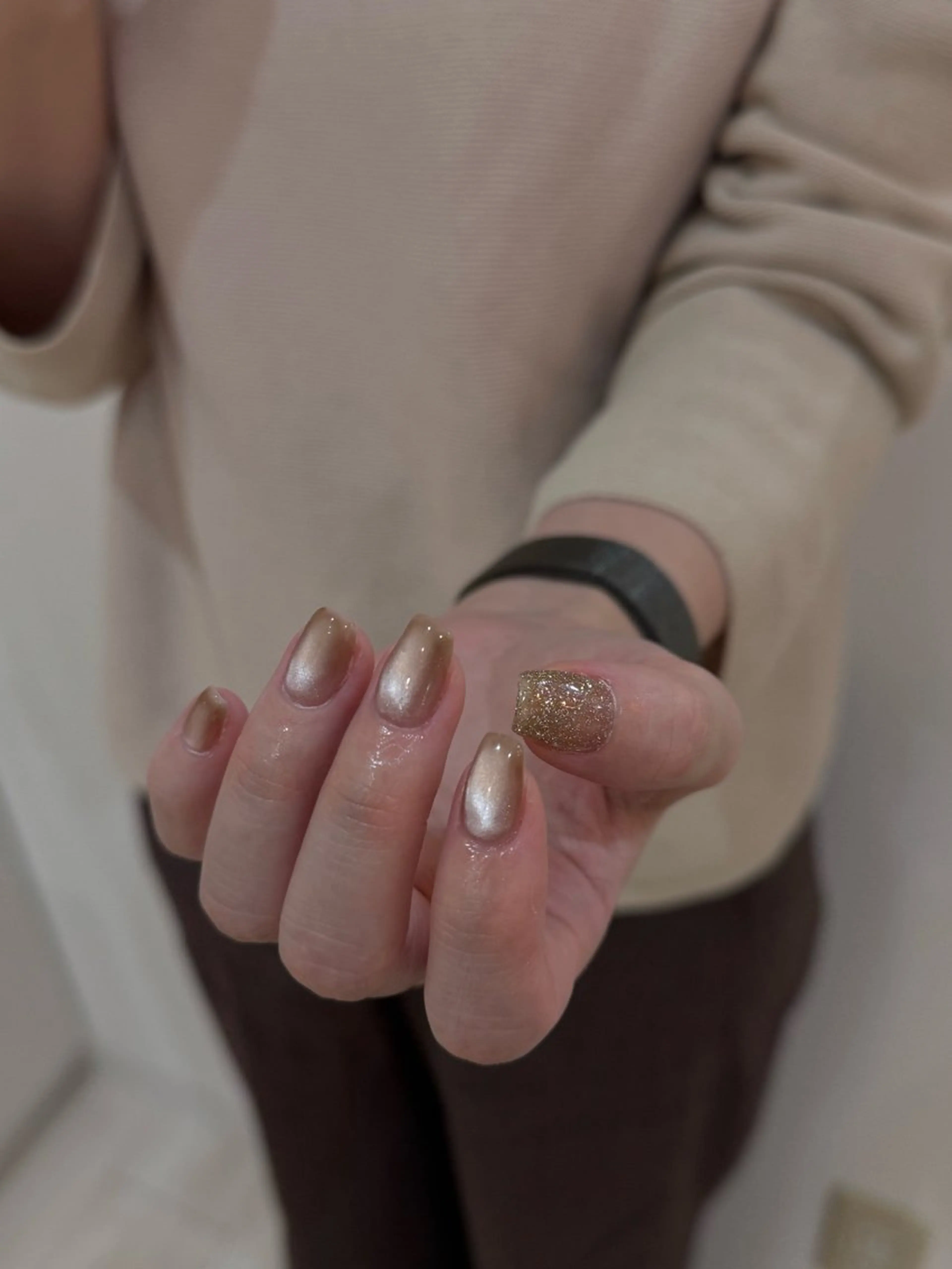 magnet / glitter nail (オフなし)の写真