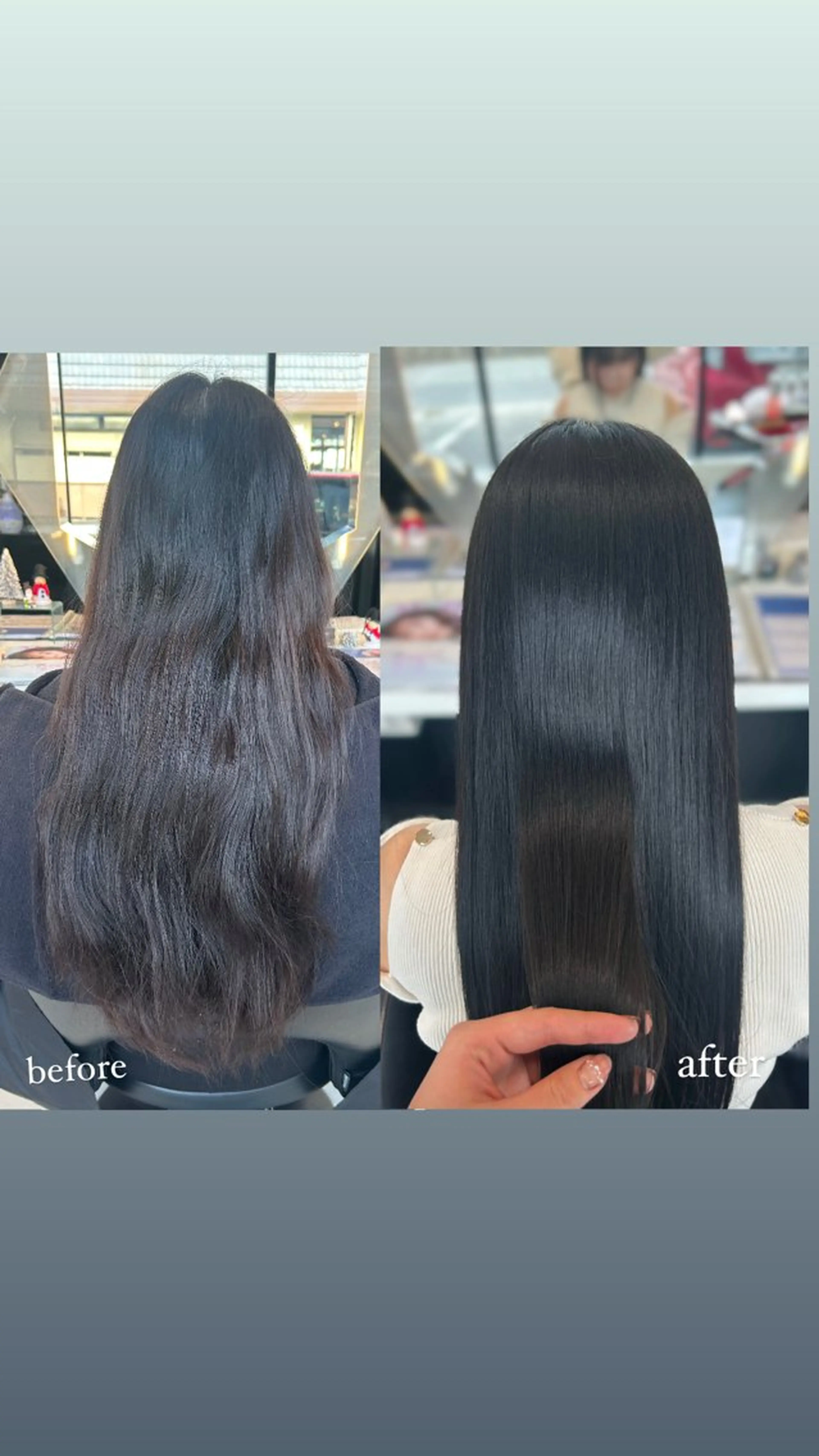 ロング 縮毛矯正・癒し ヘッドスパ🧸ここなのヘアスタイル